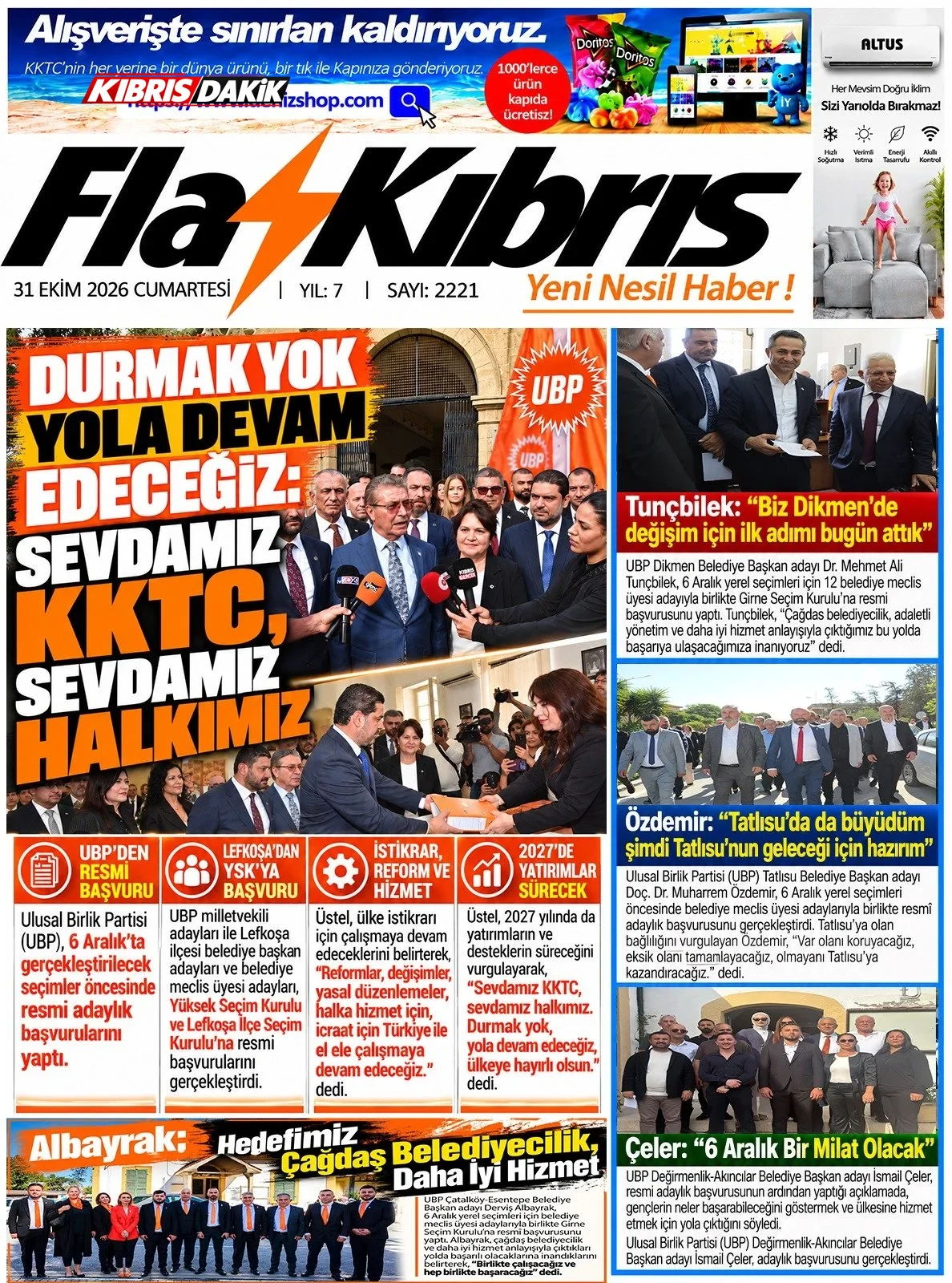 Gazete Manşetleri - 31 ekim 2026 - 2