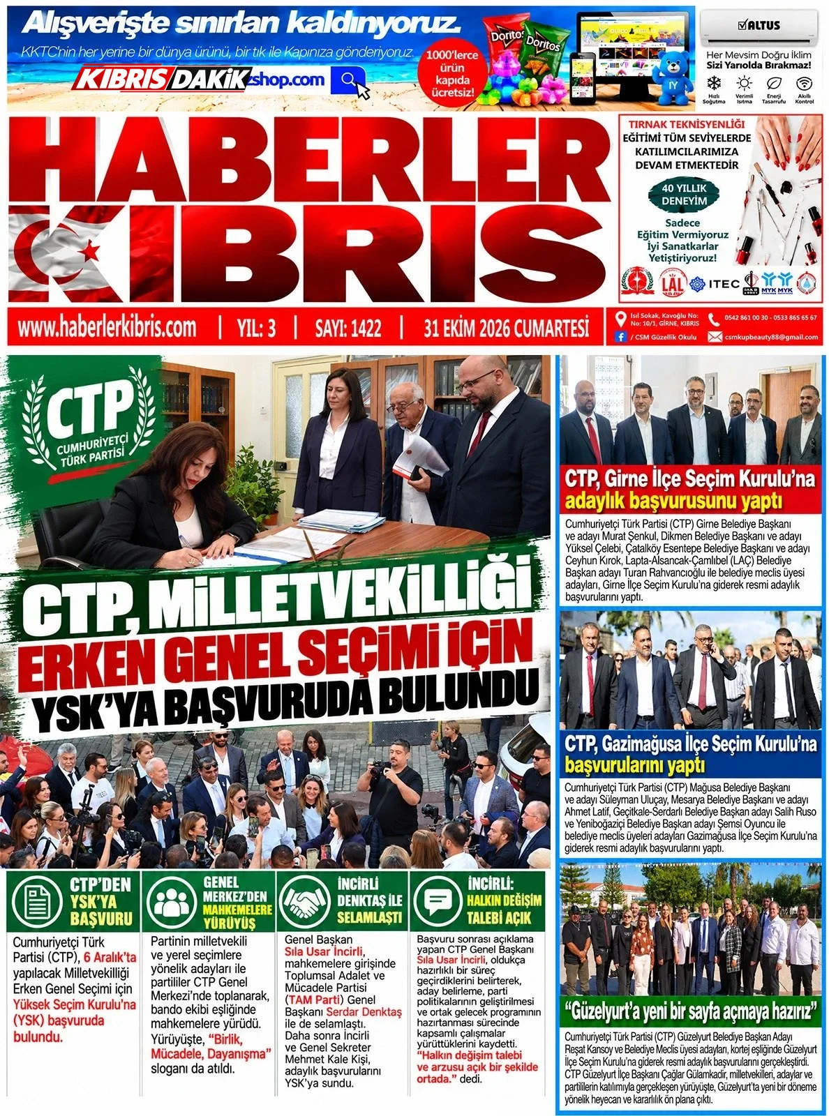 Gazete Manşetleri - 31 ekim 2026 - 4