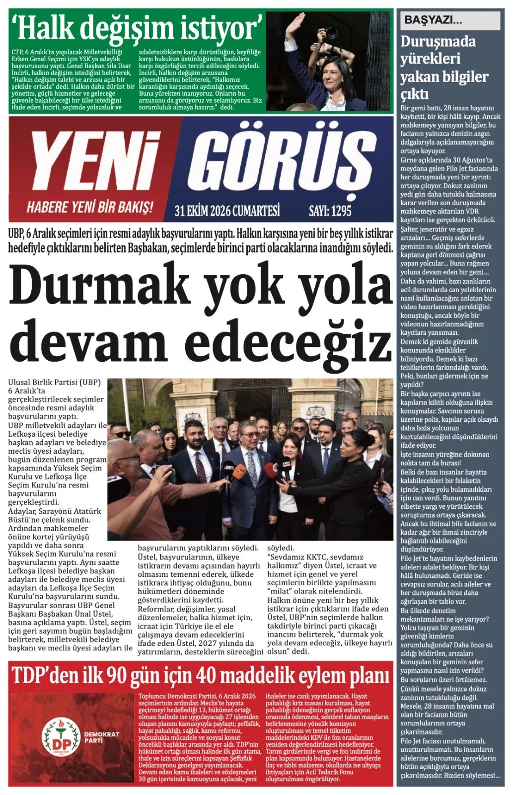 Gazete Manşetleri - 31 Ekim 2026 - 24