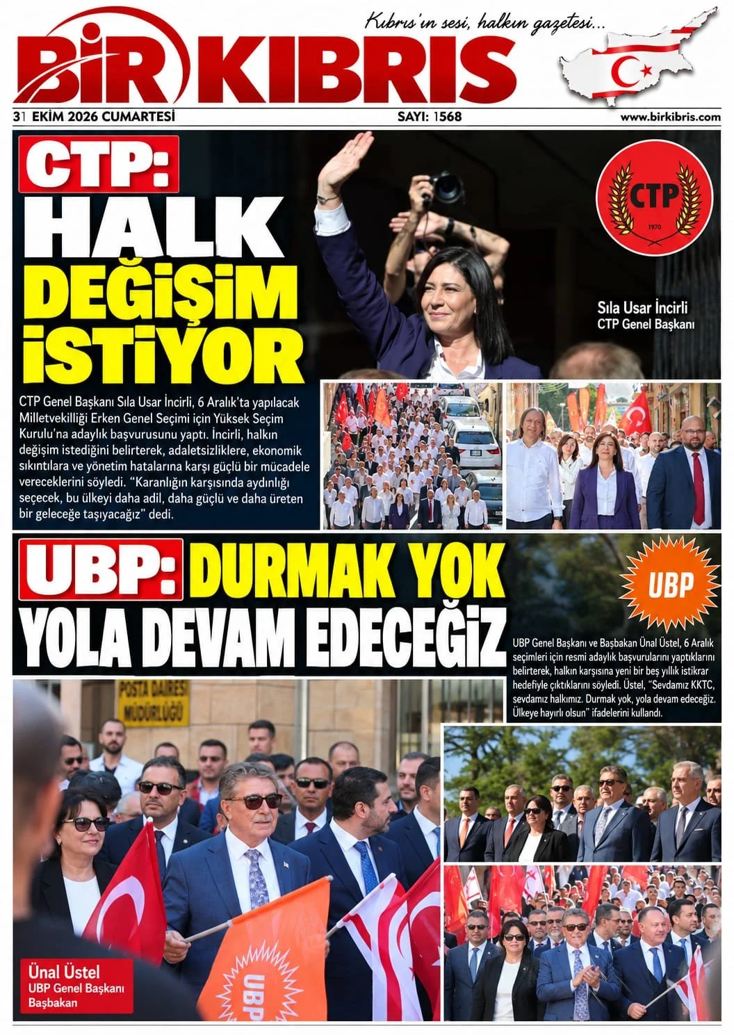 Gazete Manşetleri - 31 Ekim 2026 - 31