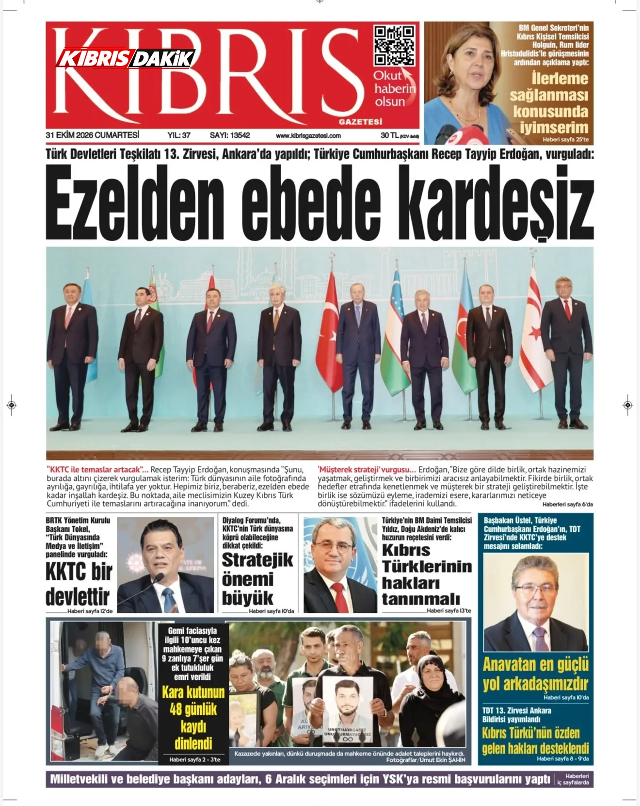 Gazete Manşetleri - 31 Ekim 2026 - 2