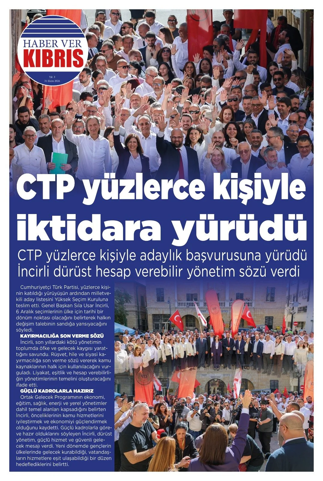 Gazete Manşetleri - 31 Ekim 2026 - 16