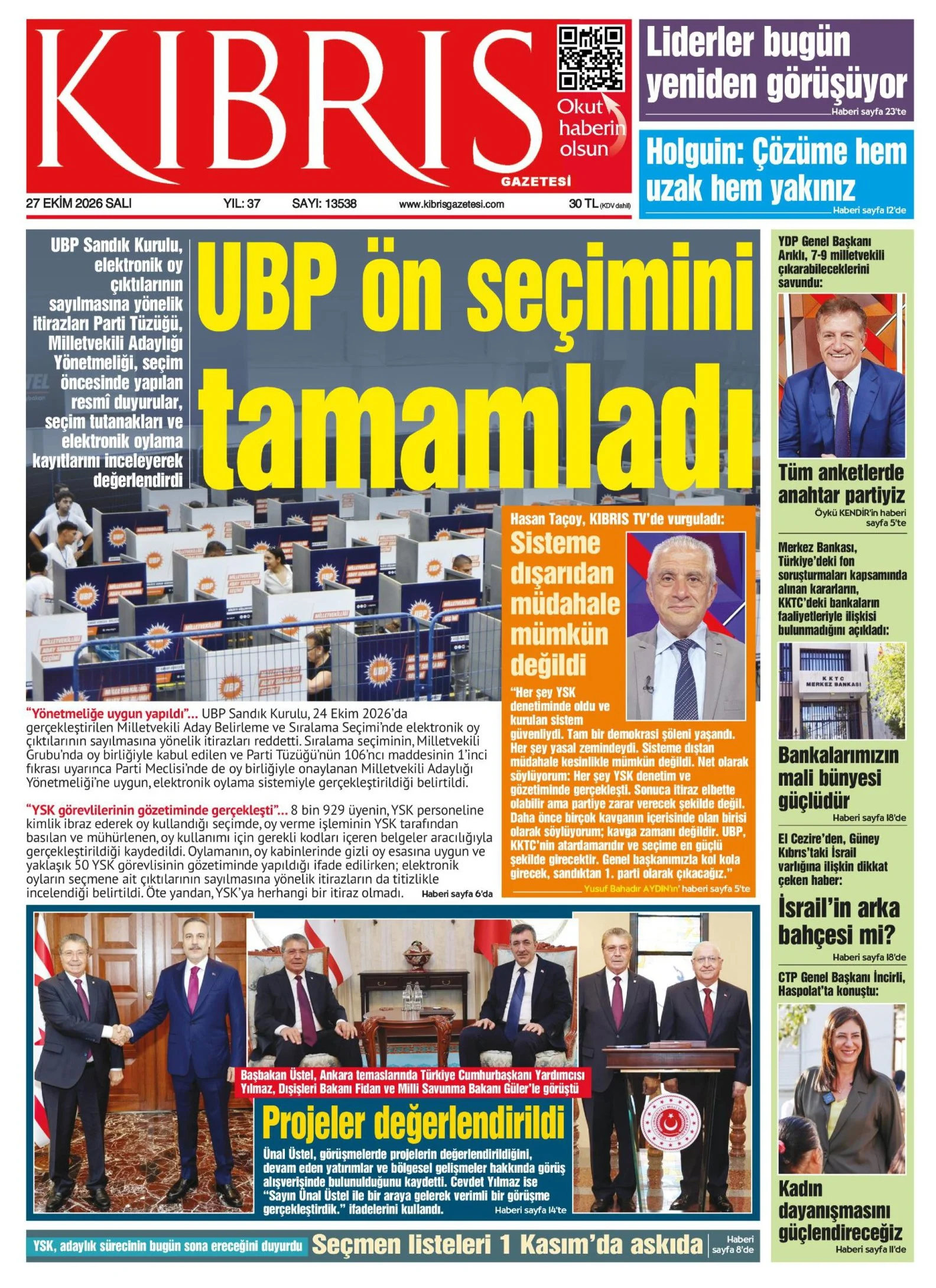 Gazete Manşetleri - 27 Ekim 2026 - 9