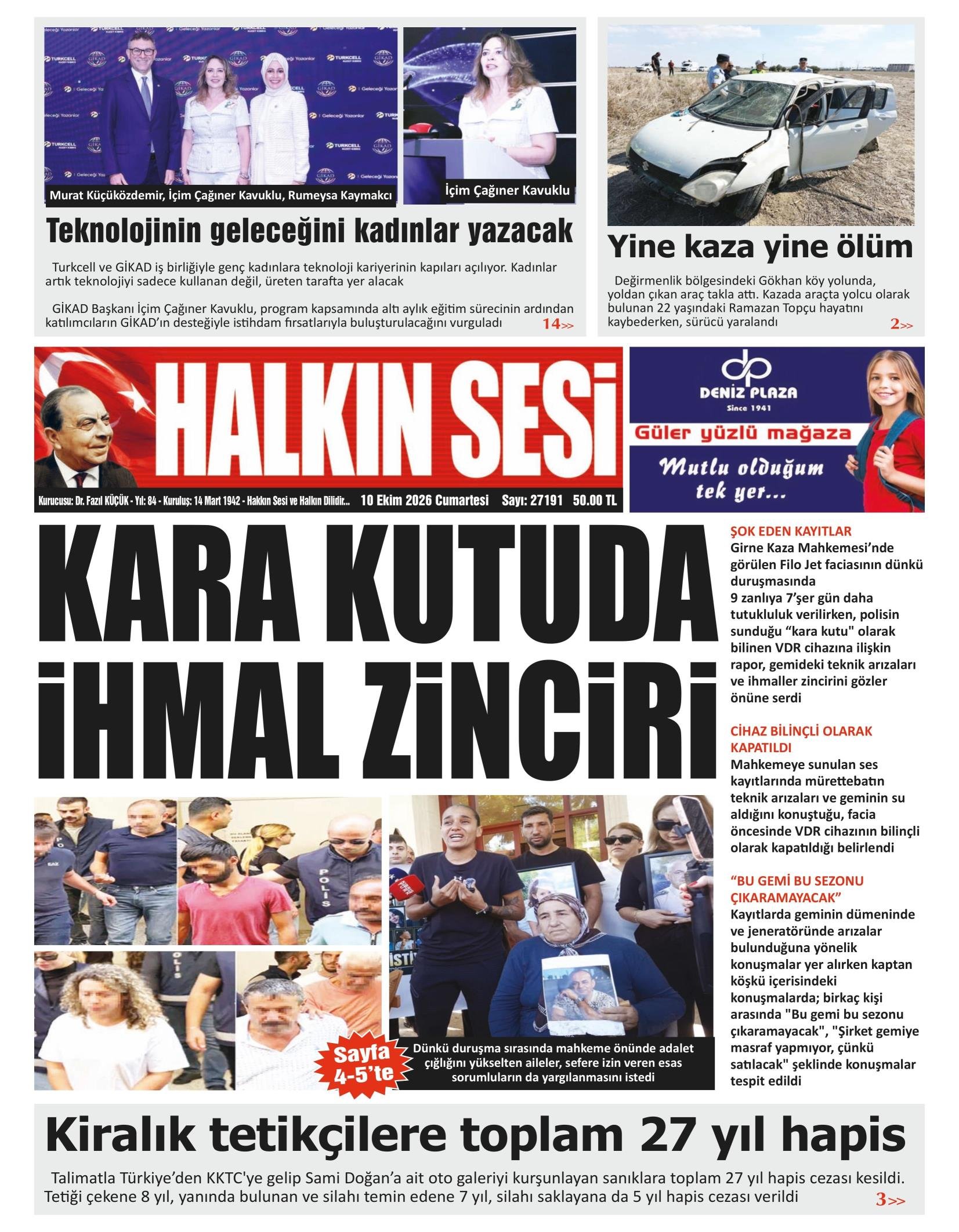 Gazete Manşetleri - 10 Ekim 2026 - 12