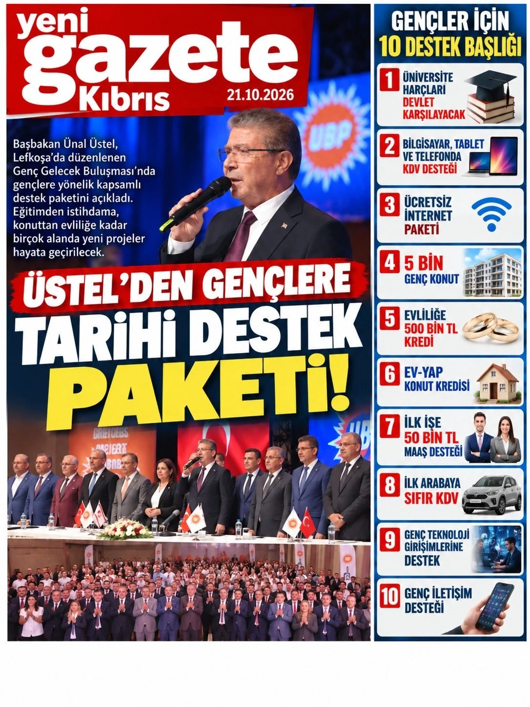 Gazete Manşetleri - 21 Ekim 2026 - 26