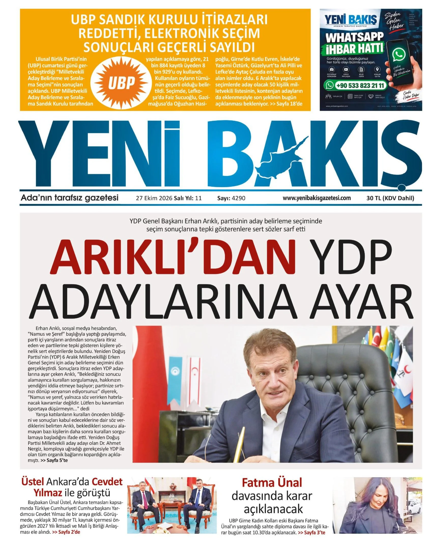 Gazete Manşetleri - 27 Ekim 2026 - 7