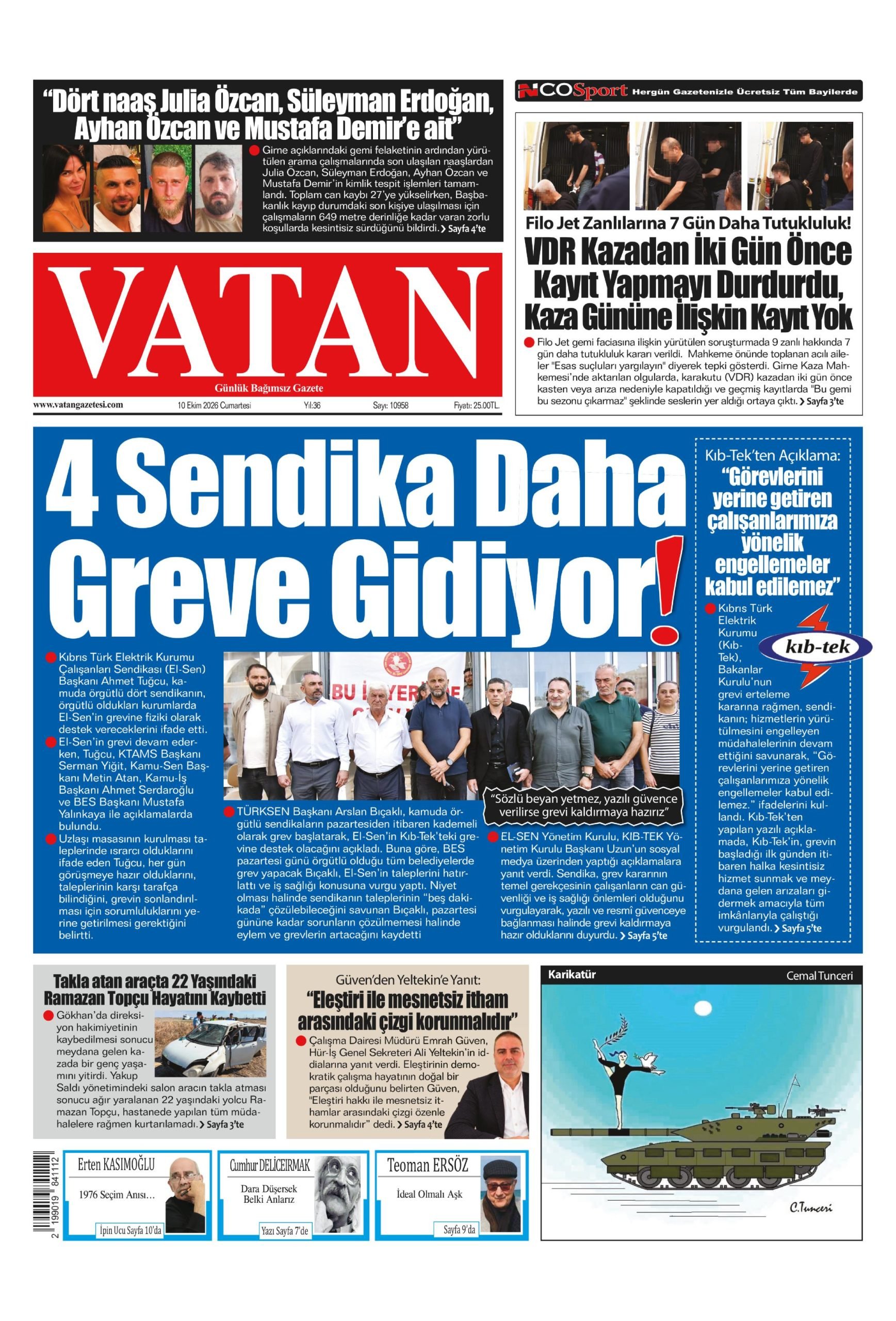 Gazete Manşetleri - 10 Ekim 2026 - 10