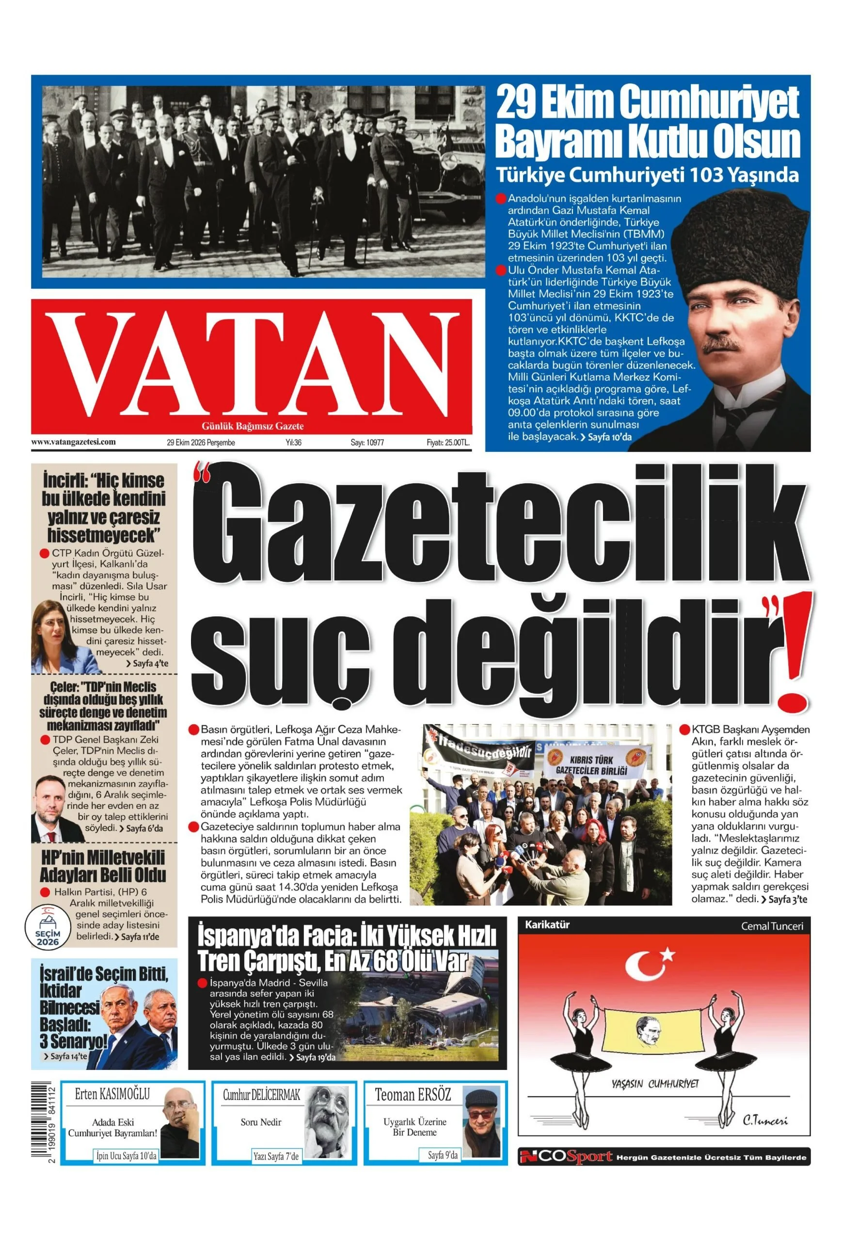 Gazete Manşetleri - 29 Ekim 2026 - 8