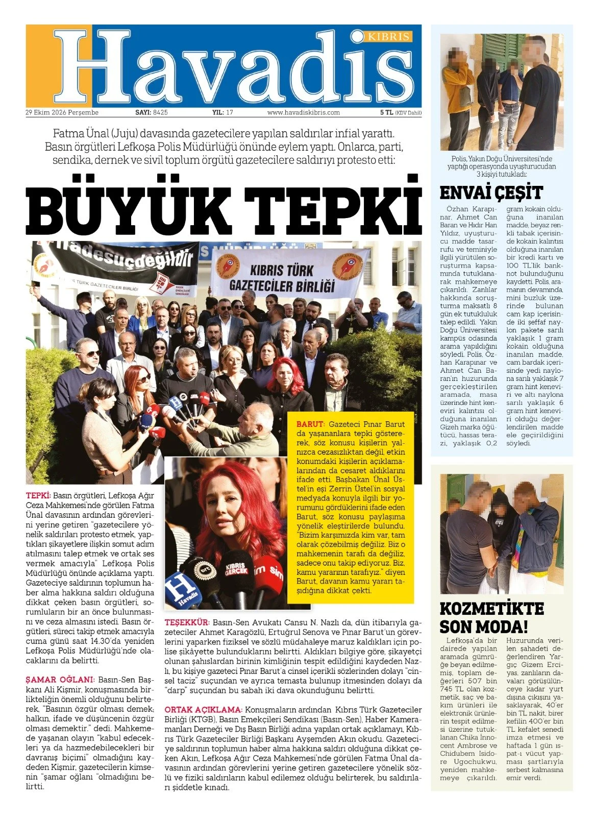 Gazete Manşetleri - 29 Ekim 2026 - 5
