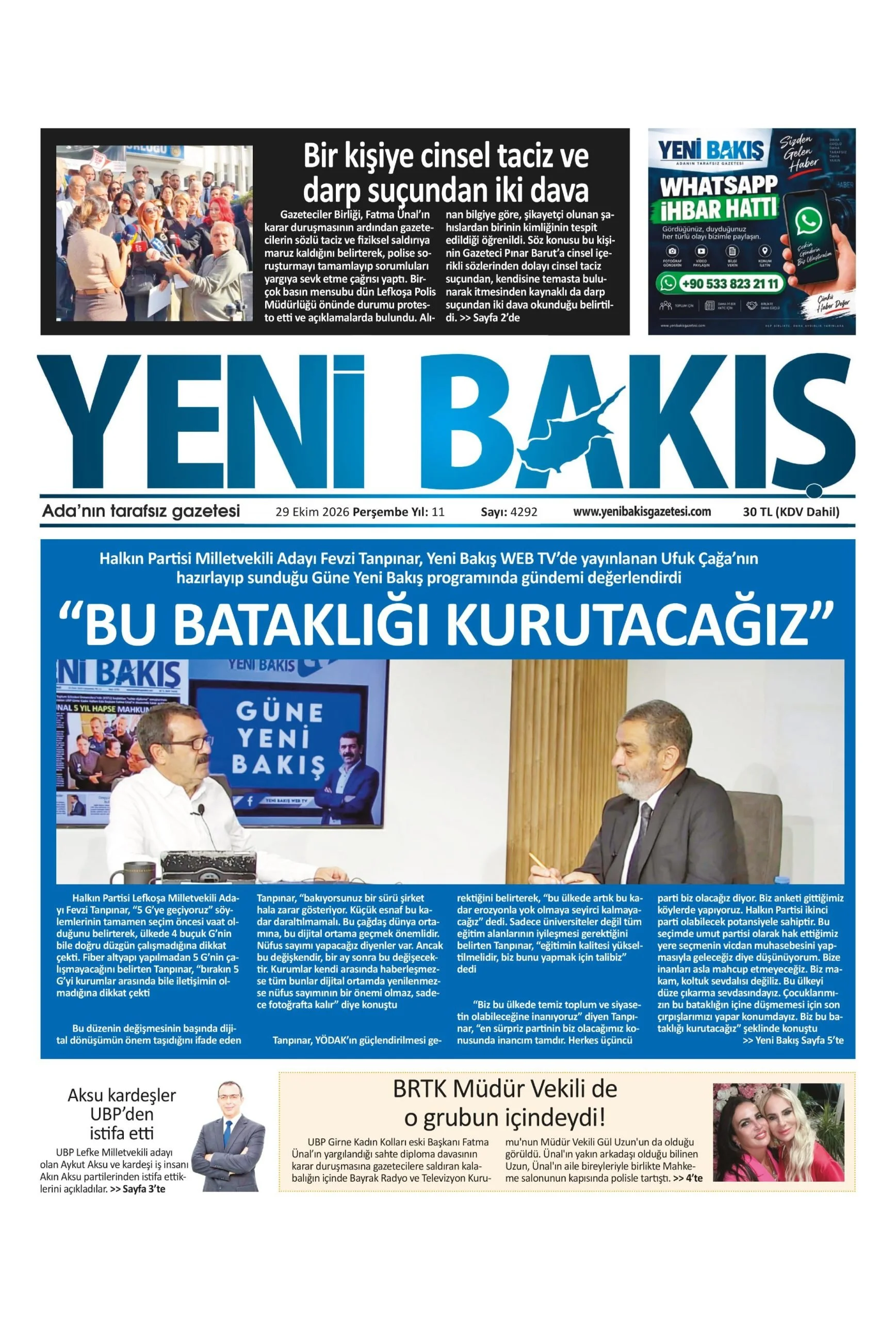 Gazete Manşetleri - 29 Ekim 2026 - 16