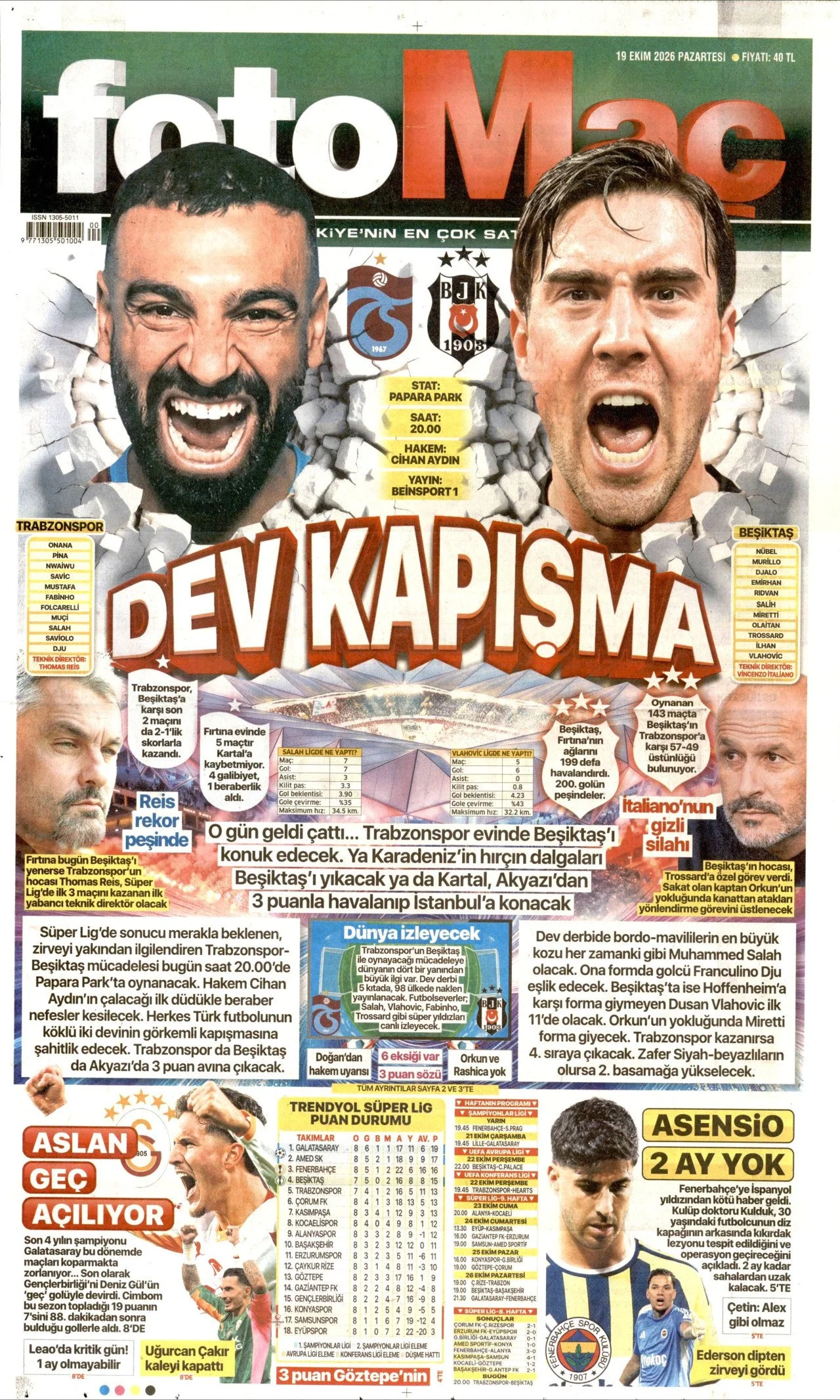 Gazete Manşetleri - 19 Ekim 2026 - 51