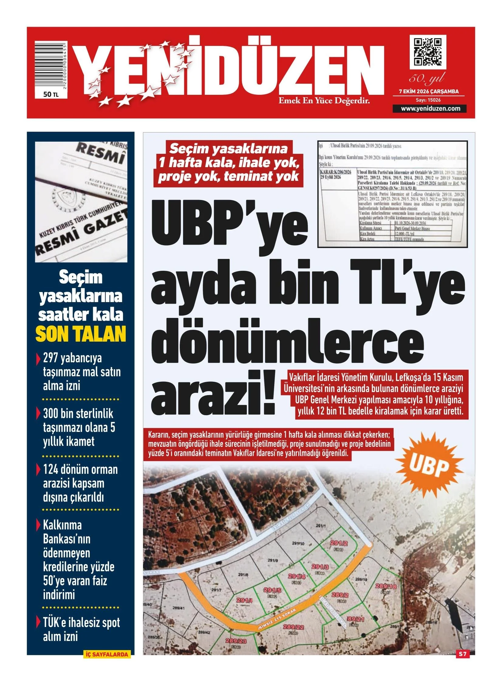 Gazete Manşetleri - 7 Ekim 2026 - 7