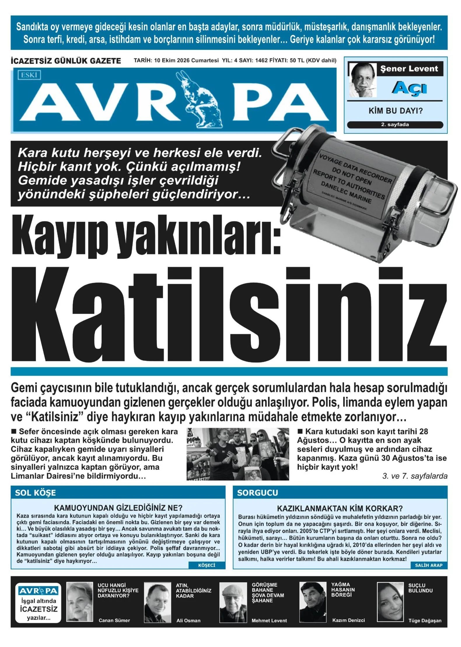 Gazete Manşetleri - 10 Ekim 2026 - 6