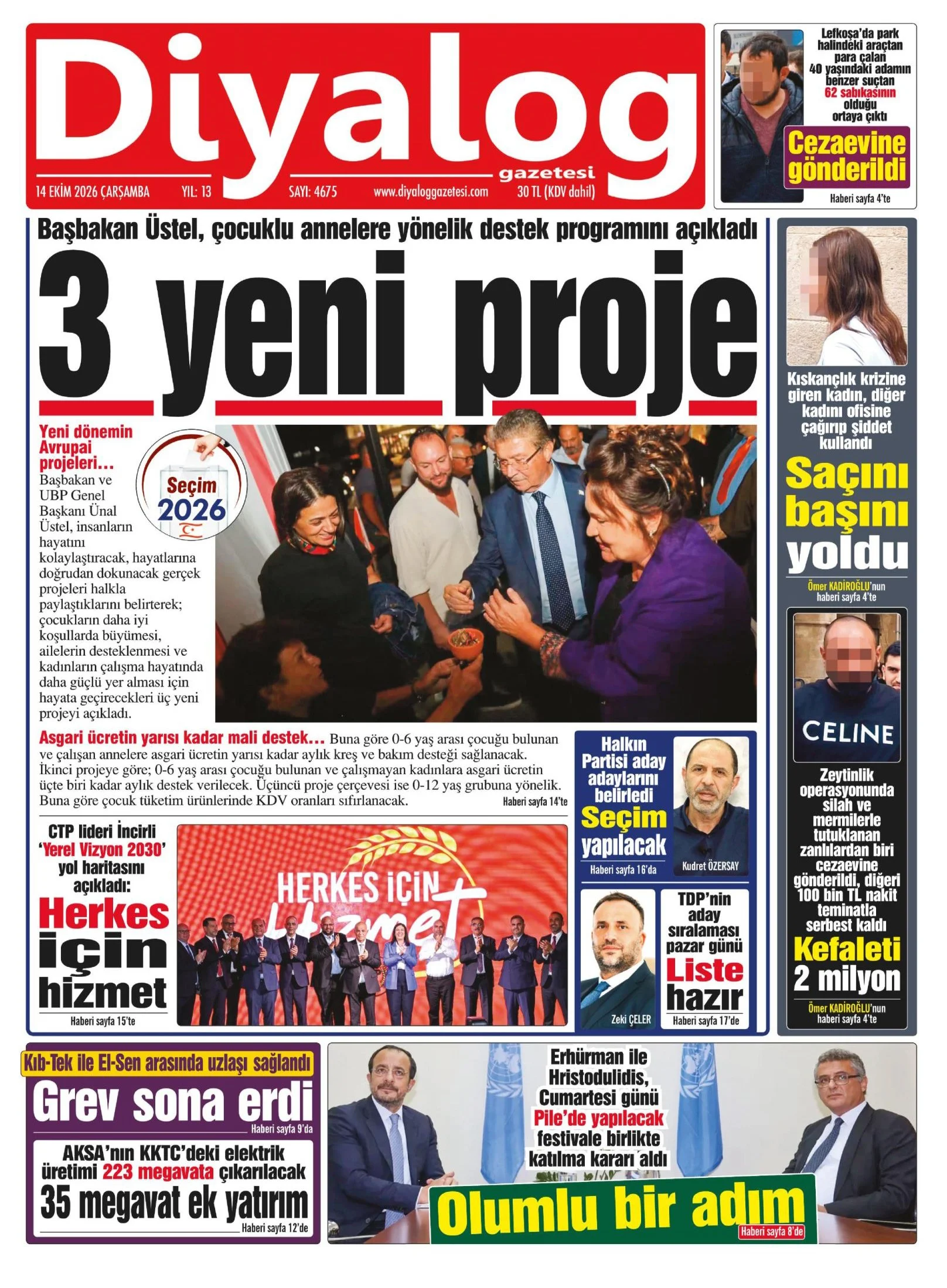 Gazete Manşetleri - 14 Ekim 2026 - 5