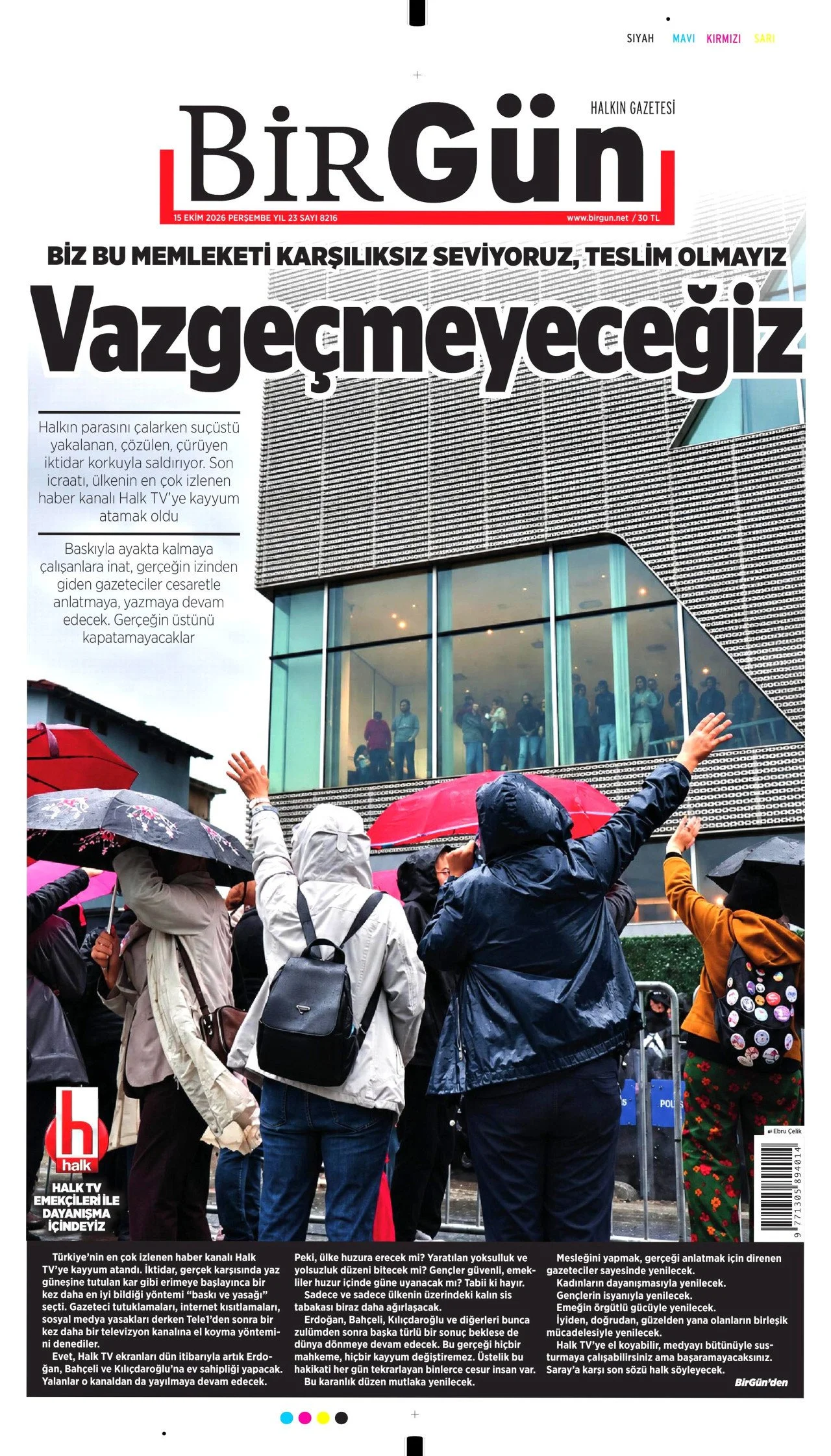 Gazete Manşetleri - 15 Ekim 2026 - 48