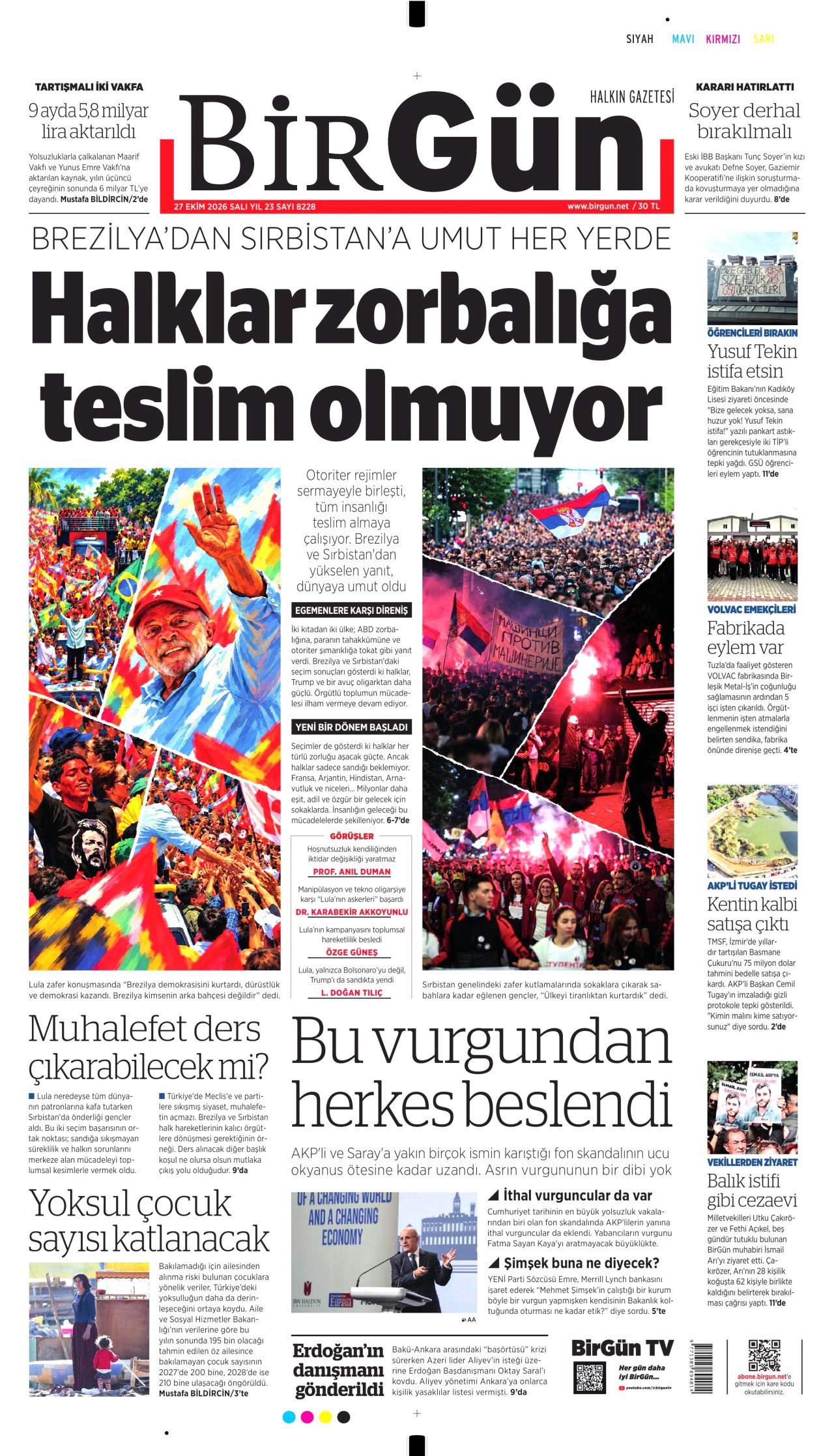 Gazete Manşetleri - 27 Ekim 2026 - 45