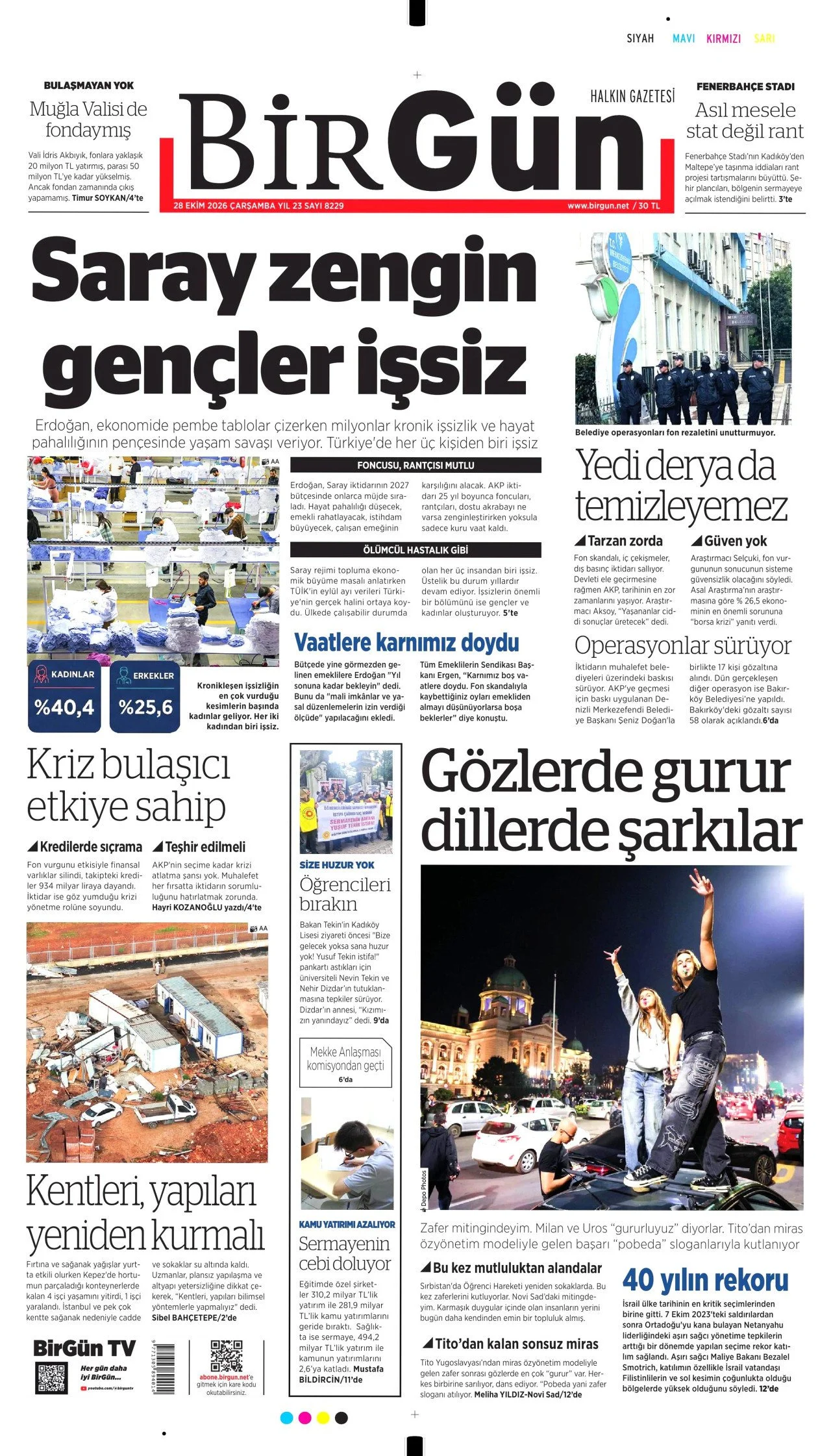 Gazete Manşetleri - 28 ekim 2026 - 44