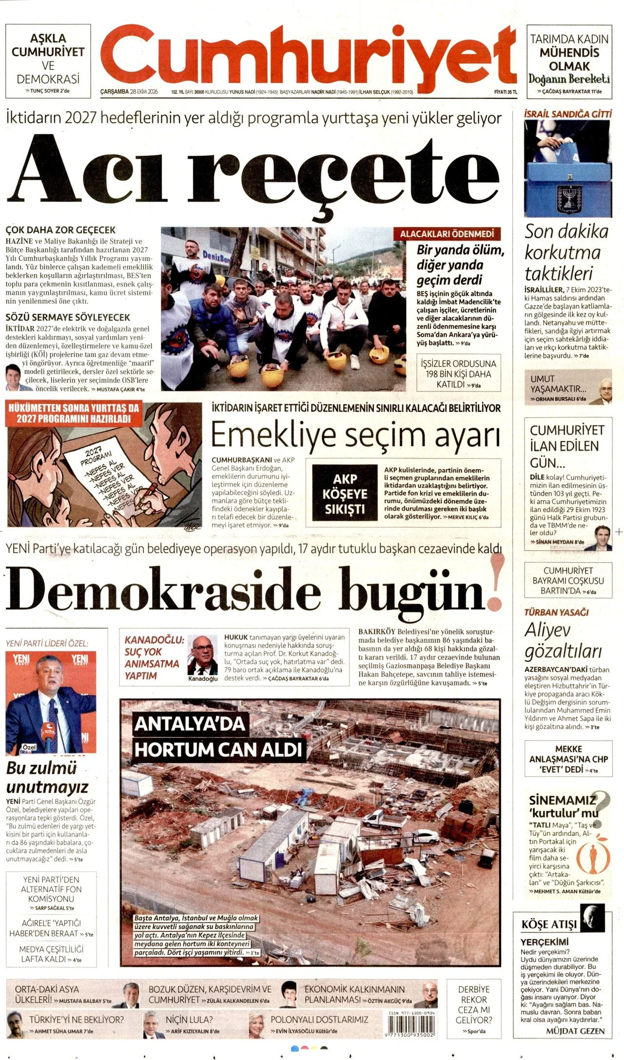 Gazete Manşetleri - 28 ekim 2026 - 43