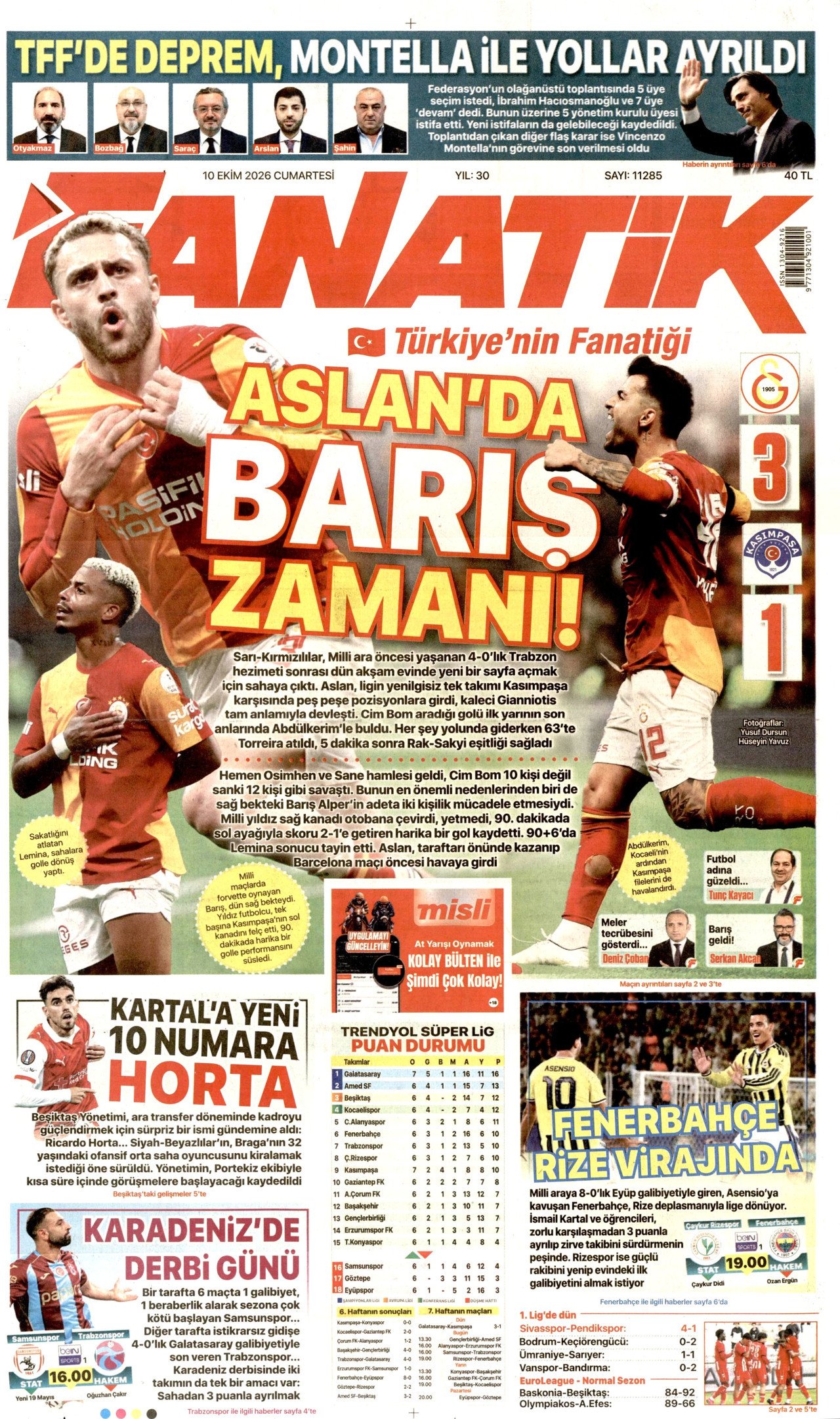 Gazete Manşetleri - 10 Ekim 2026 - 36