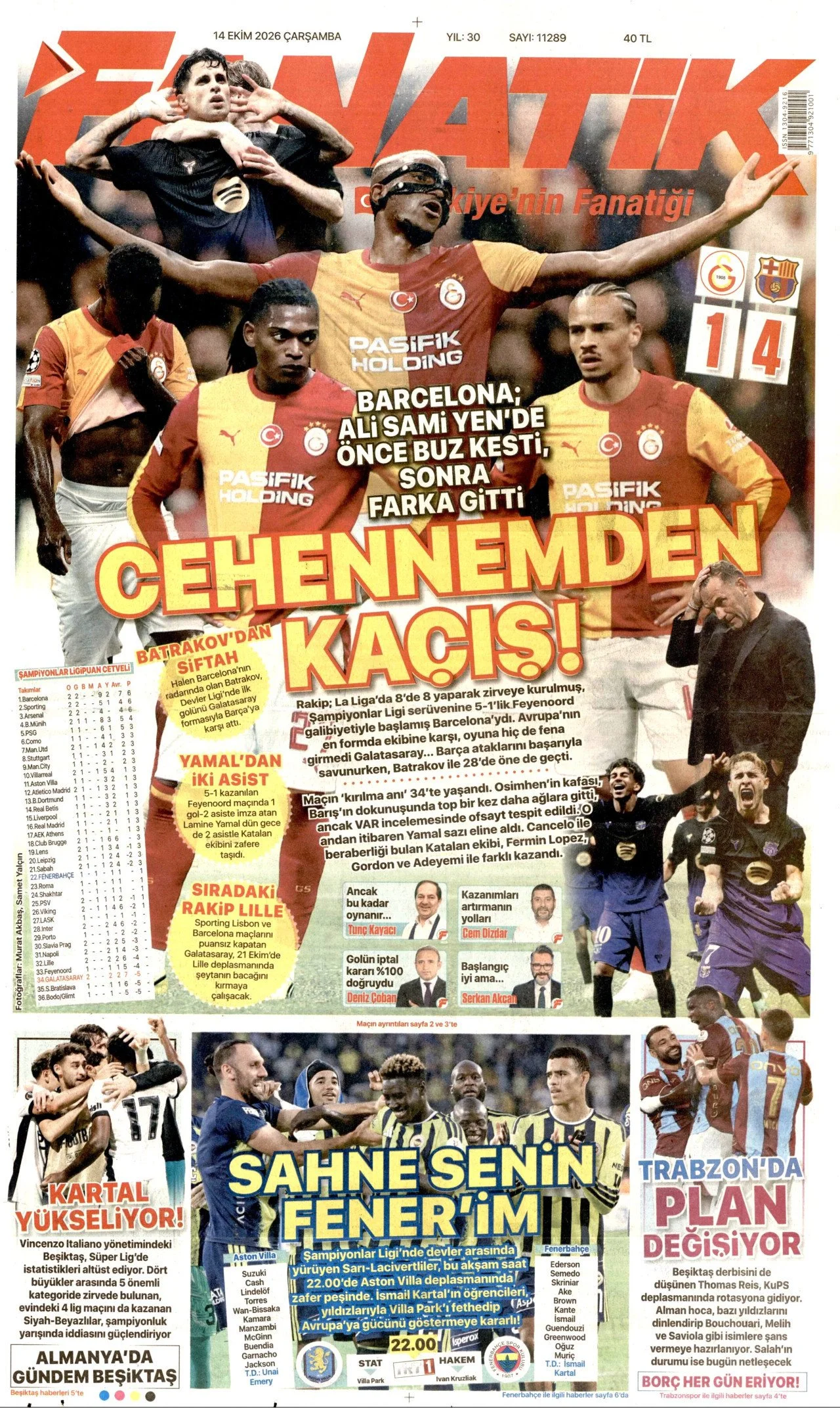Gazete Manşetleri - 14 Ekim 2026 - 49