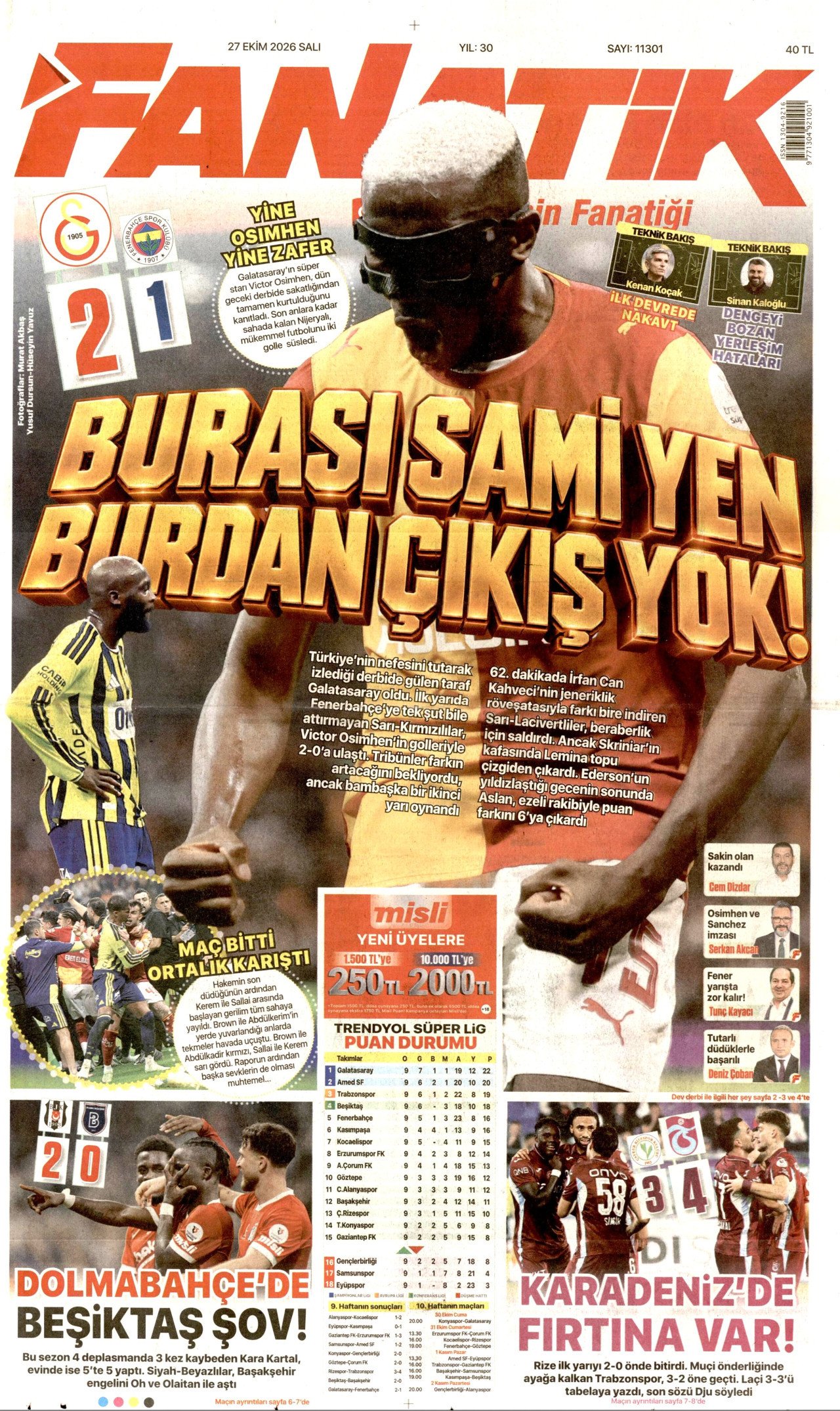 Gazete Manşetleri - 27 Ekim 2026 - 46