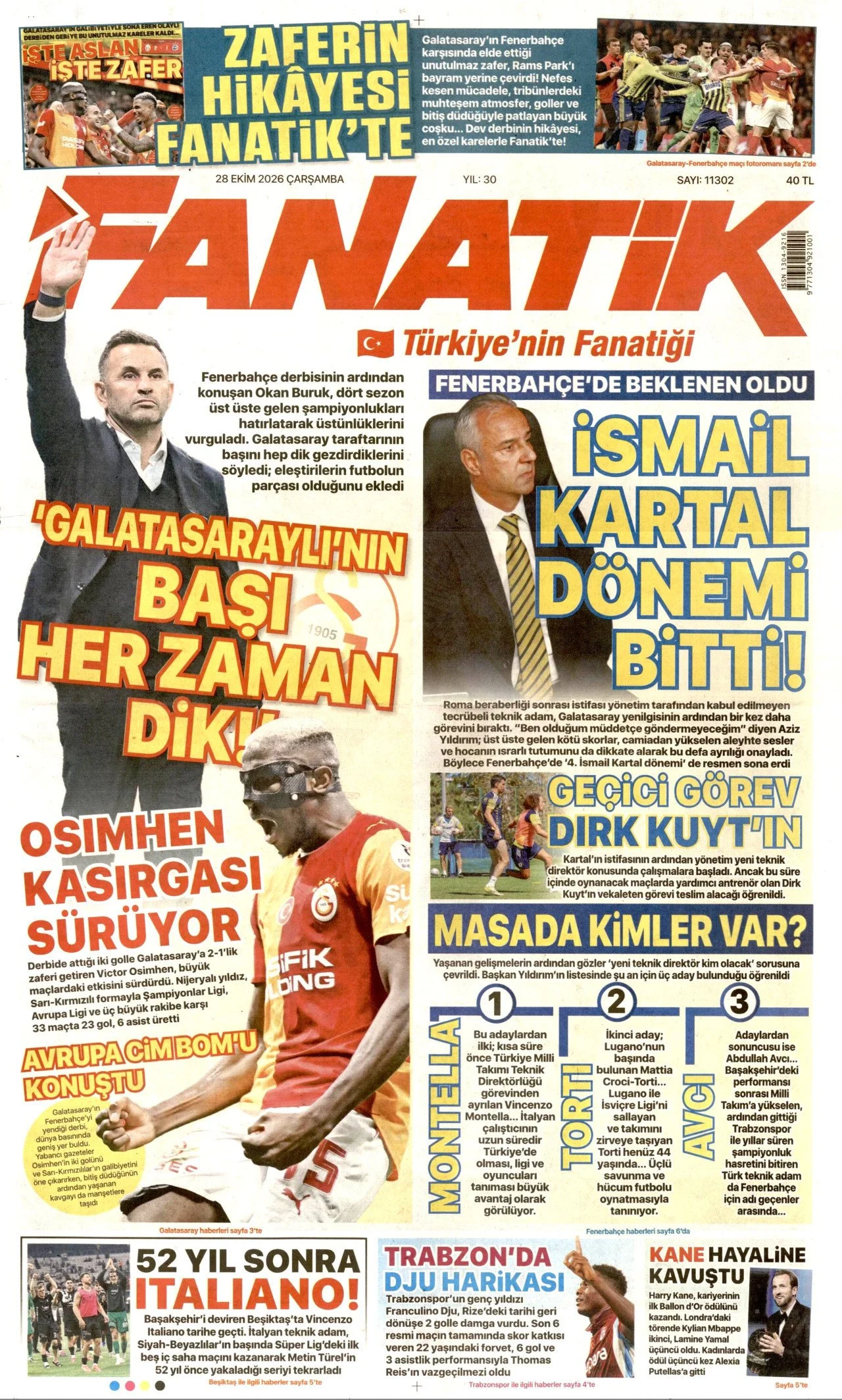 Gazete Manşetleri - 28 ekim 2026 - 45