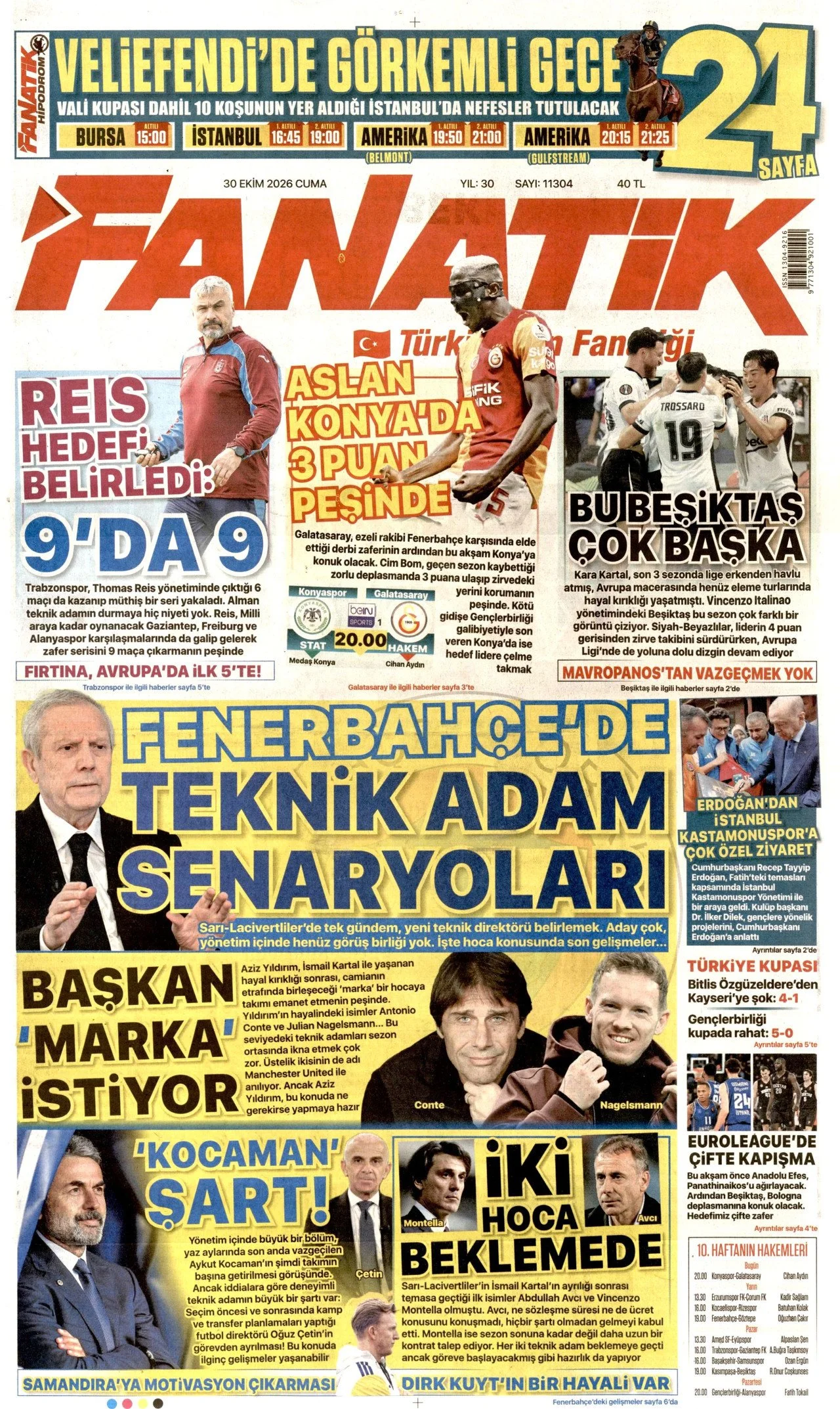 Gazete Manşetleri - 30 Ekim 2026 - 55