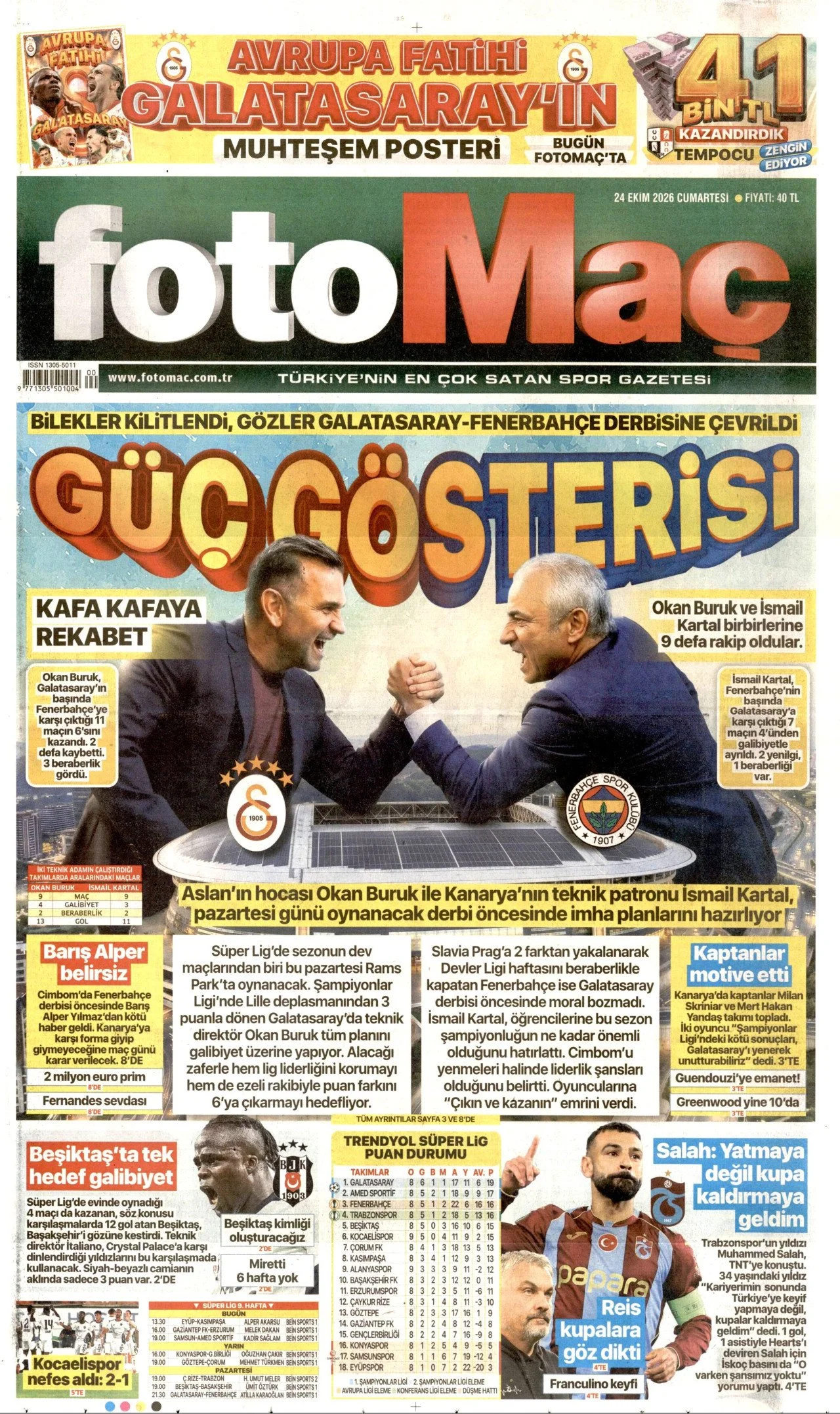 Gazete Manşetleri - 24 Ekim 2026 - 37