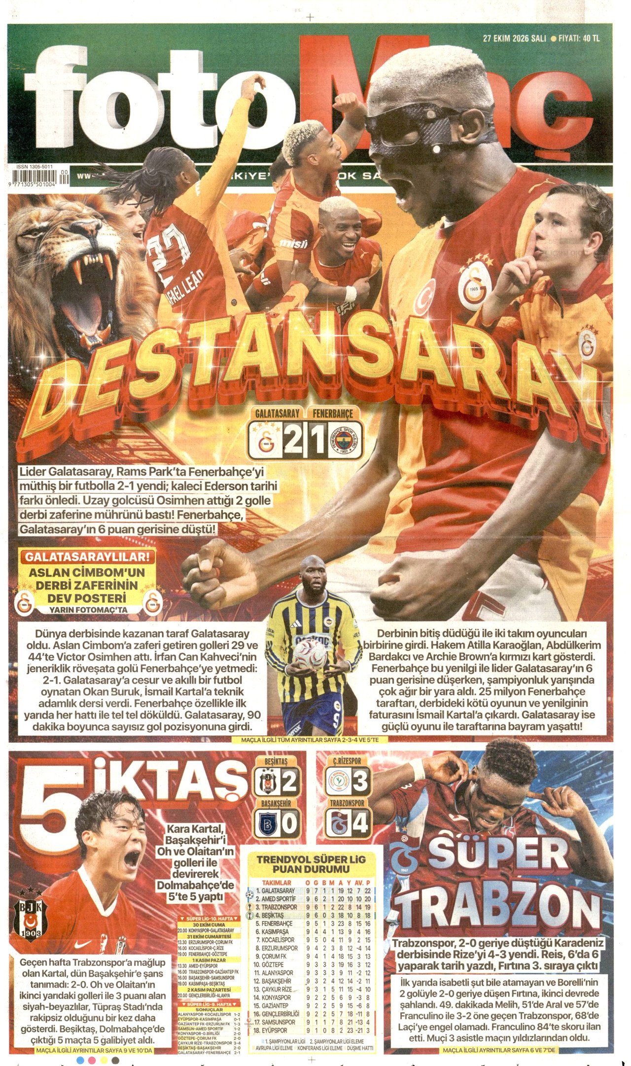 Gazete Manşetleri - 27 Ekim 2026 - 47
