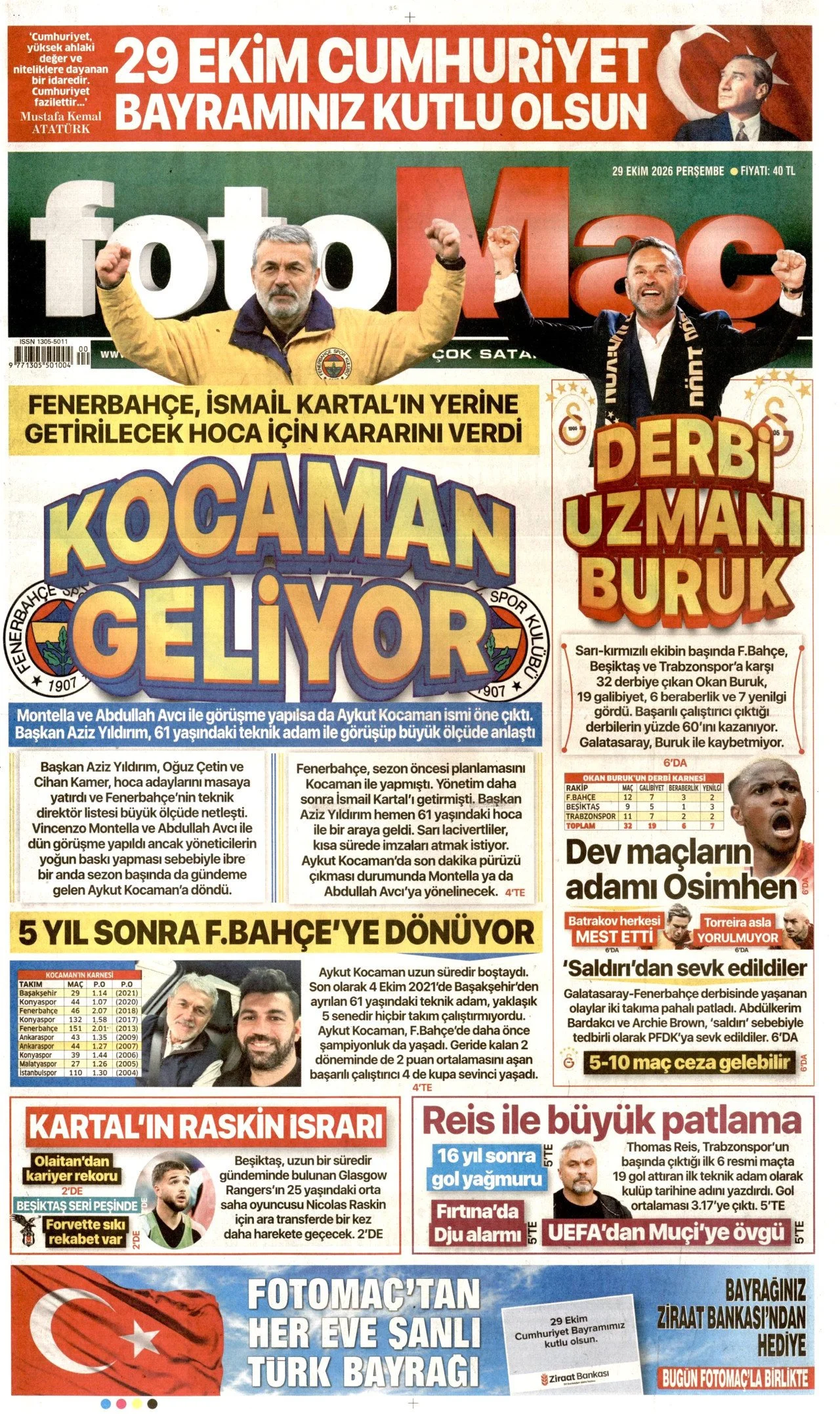 Gazete Manşetleri - 29 Ekim 2026 - 52