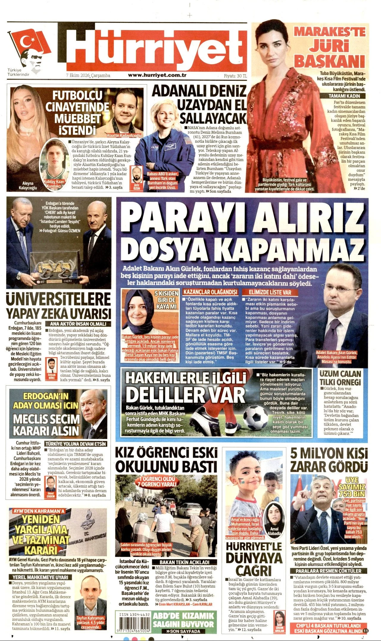 Gazete Manşetleri - 7 Ekim 2026 - 41