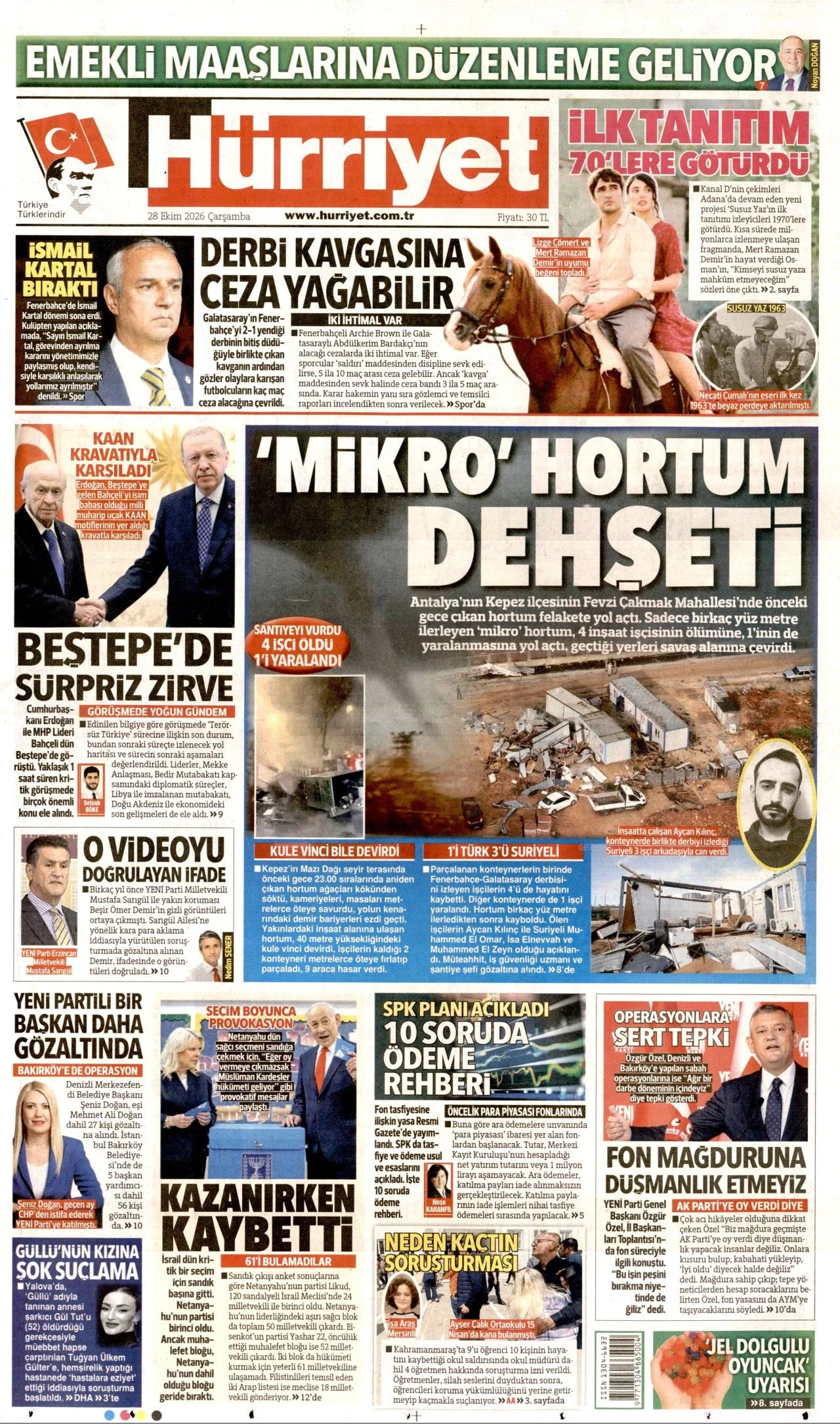 Gazete Manşetleri - 28 ekim 2026 - 40