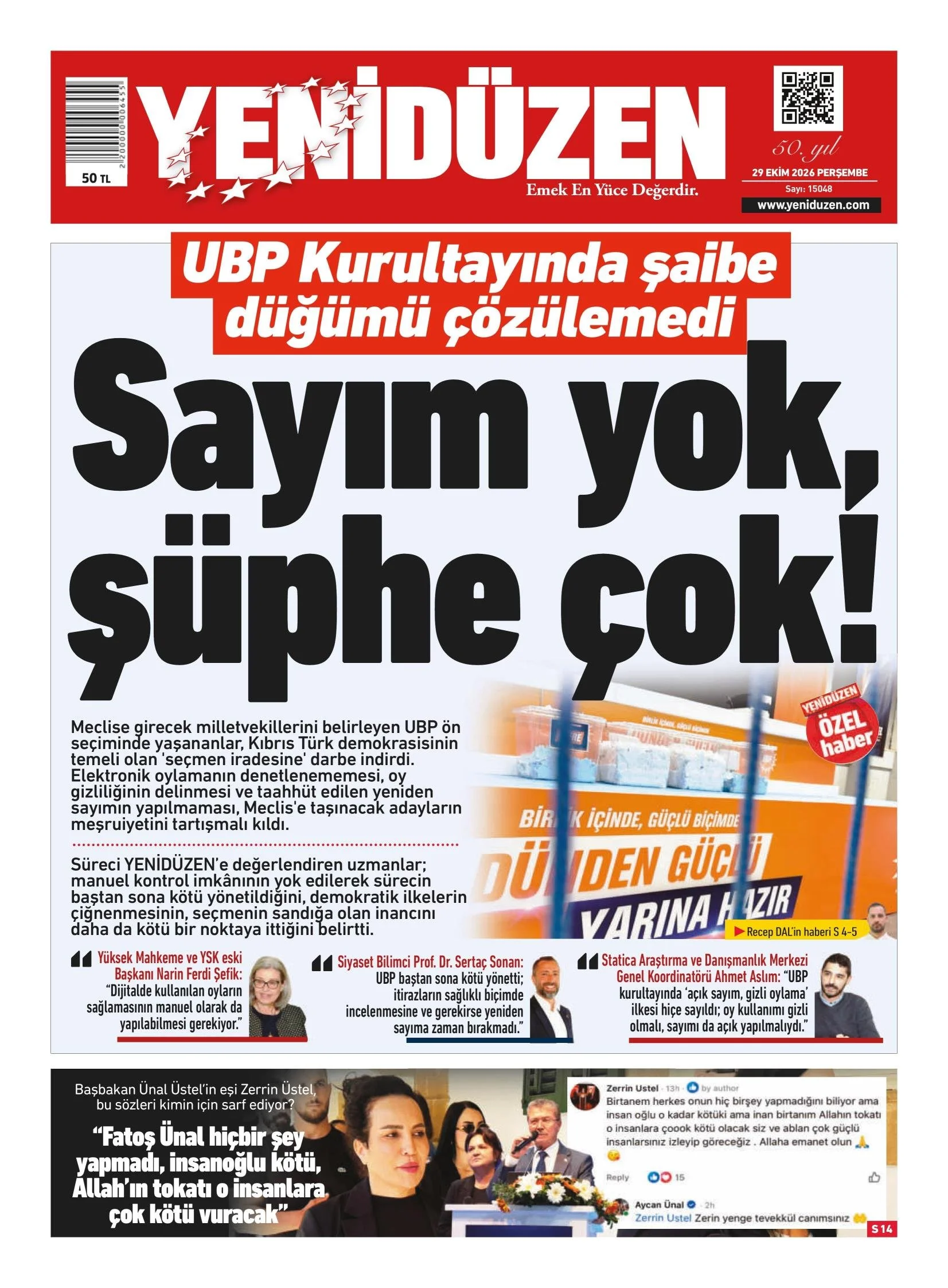 Gazete Manşetleri - 29 Ekim 2026 - 6