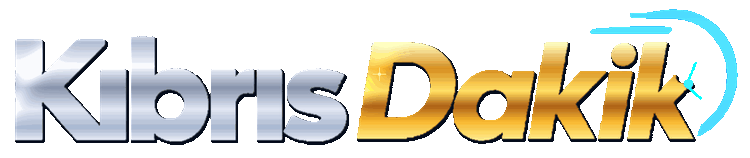 Kıbrıs Dakik gümüş ve altın yaldız hareketli logo