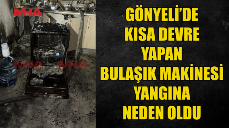 BULAŞIK MAKİNESİ KISA DEVRE YAPTI, MUTFAK YANDI!