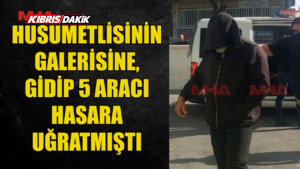 GALERİDE 5 ARACA ZARAR VEREN ZANLI TEMİNATA BAĞLANDI