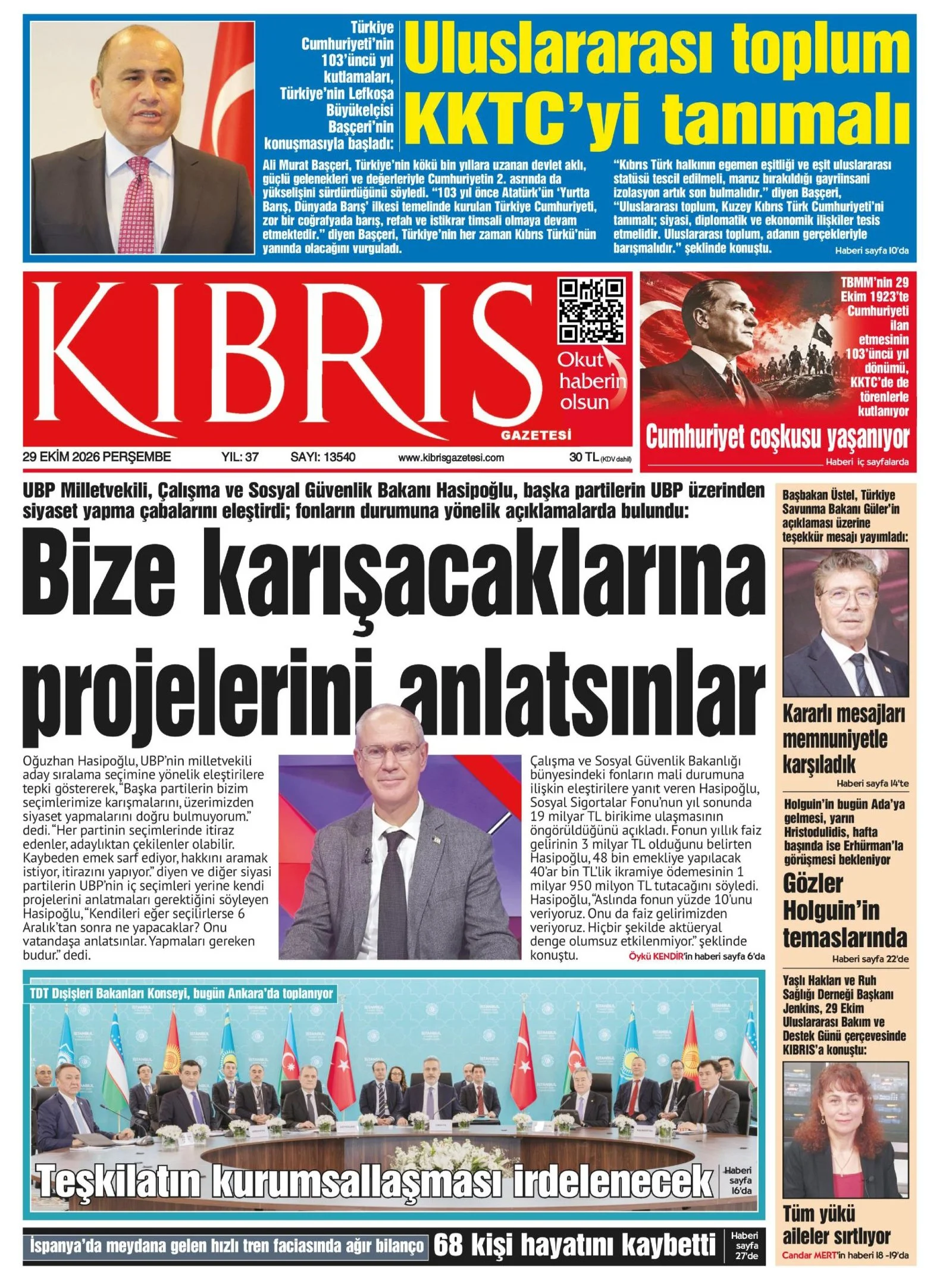 Gazete Manşetleri - 29 Ekim 2026 - 21