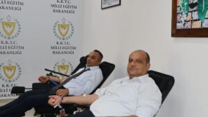 Milli Eğitim Bakanlığı personeli kan bağışında bulundu