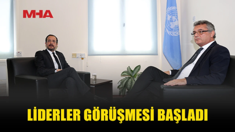 ERHÜRMAN VE HRİSTODULİDİS’İN GÖRÜŞMESİ BAŞLADI