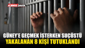 YASA DIŞI YOLLARDAN GÜNEYE GEÇMEYE ÇALIŞAN 8 KİŞİ TUTUKLANDI