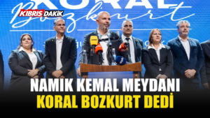 NAMIK KEMAL MEYDANI’NDA KORAL BOZKURT’A GÜÇLÜ DESTEK