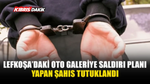 OTO GALERİYE SİLAHLI SALDIRI PLANI POLİS OPERASYONUYLA ÖNLENDİ