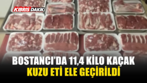 BOSTANCI’DA ARAÇTAN 11 KİLO 400 GRAM KUZU ETİ ÇIKTI