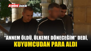 “ANNEM ÖLDÜ, ÜLKEME DÖNECEĞİM” DEDİ, 5 BİN TL ALDI