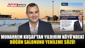 KUŞAF’TAN YILDIRIM KÖYÜ’NDEKİ DÜĞÜN SALONU İÇİN YENİLEME SÖZÜ