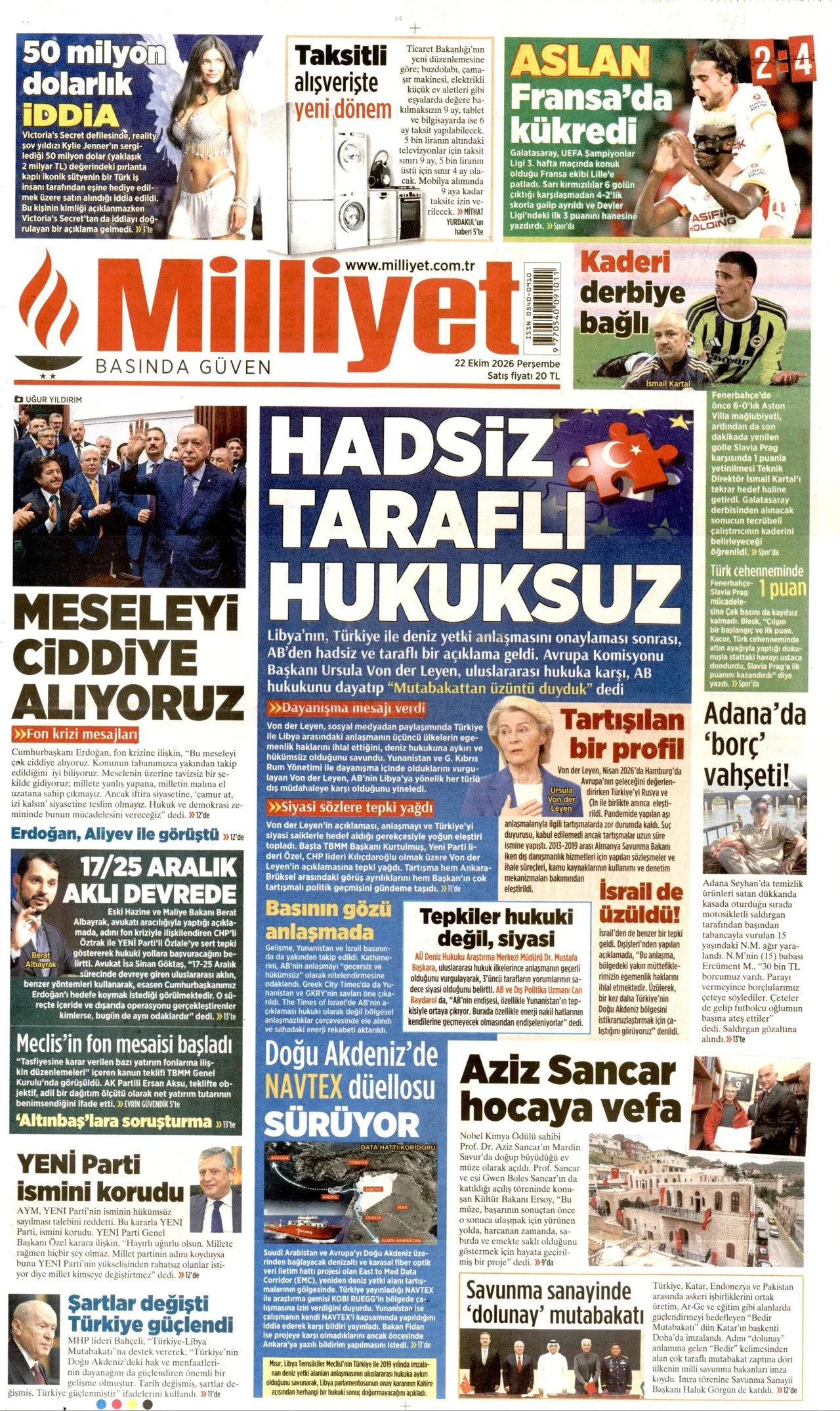 Gazete Manşetleri - 22 Ekim 2026 - 44