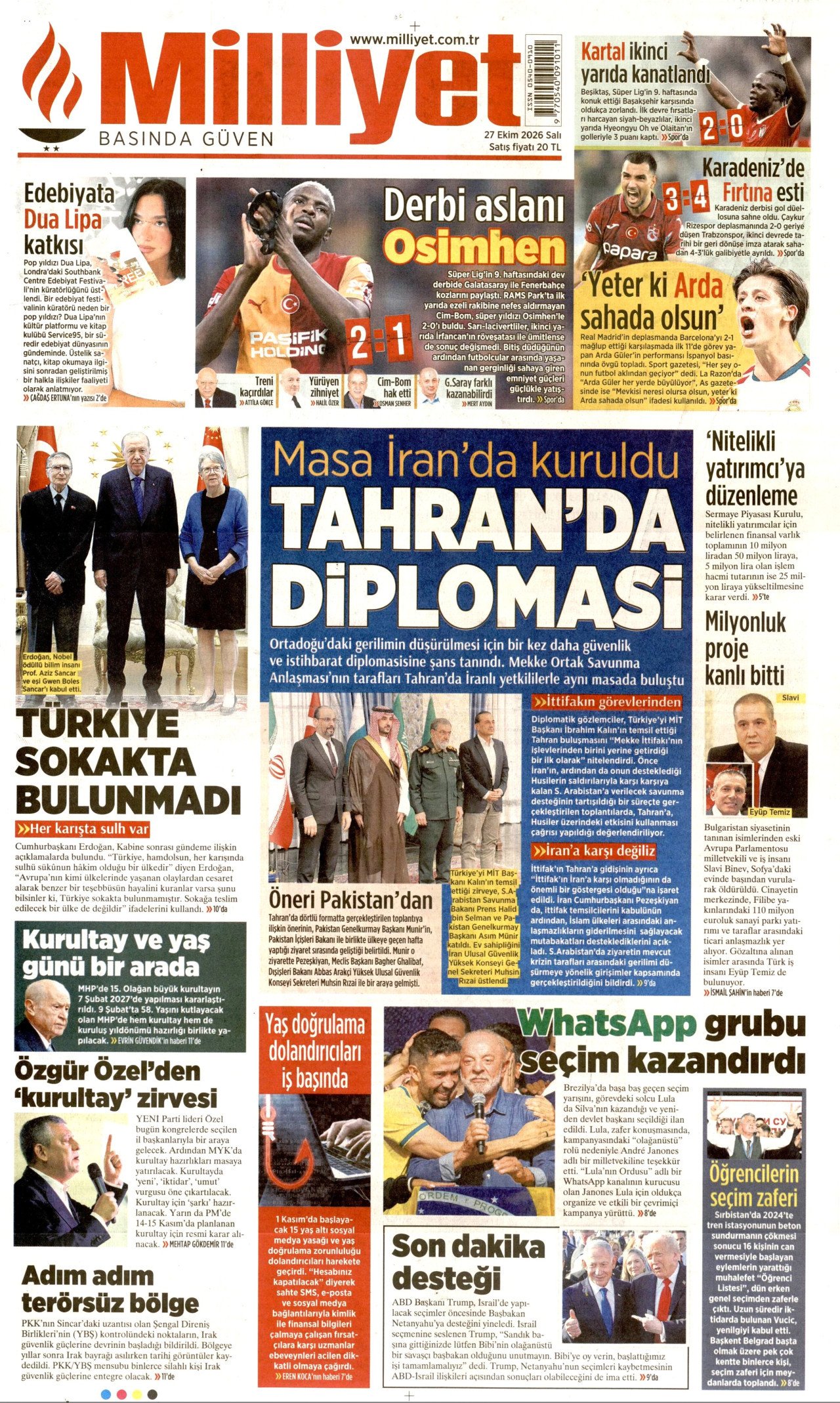 Gazete Manşetleri - 27 Ekim 2026 - 40