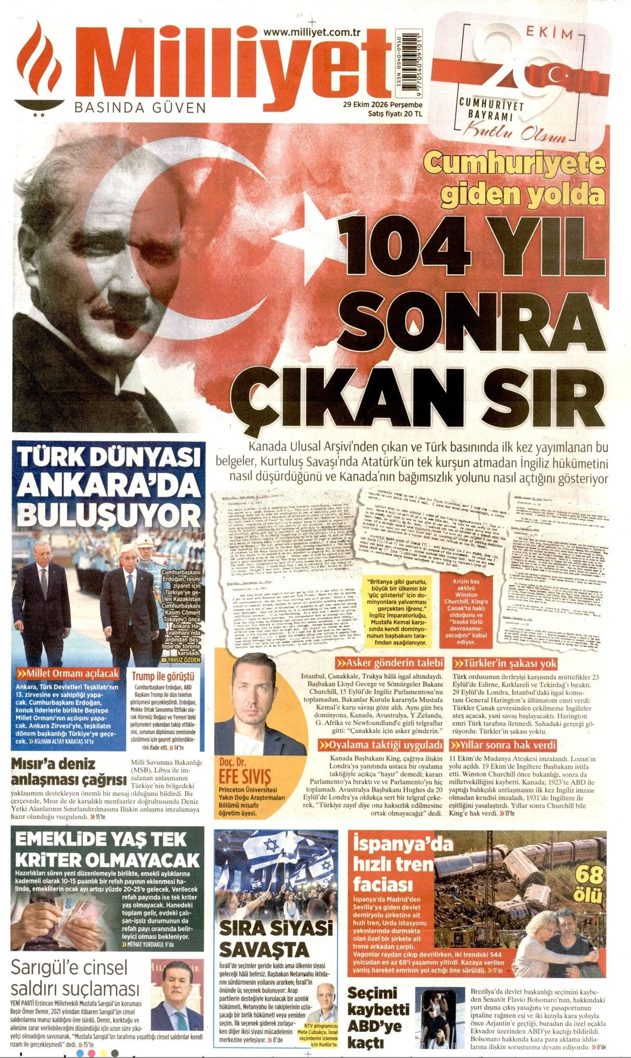 Gazete Manşetleri - 29 Ekim 2026 - 45