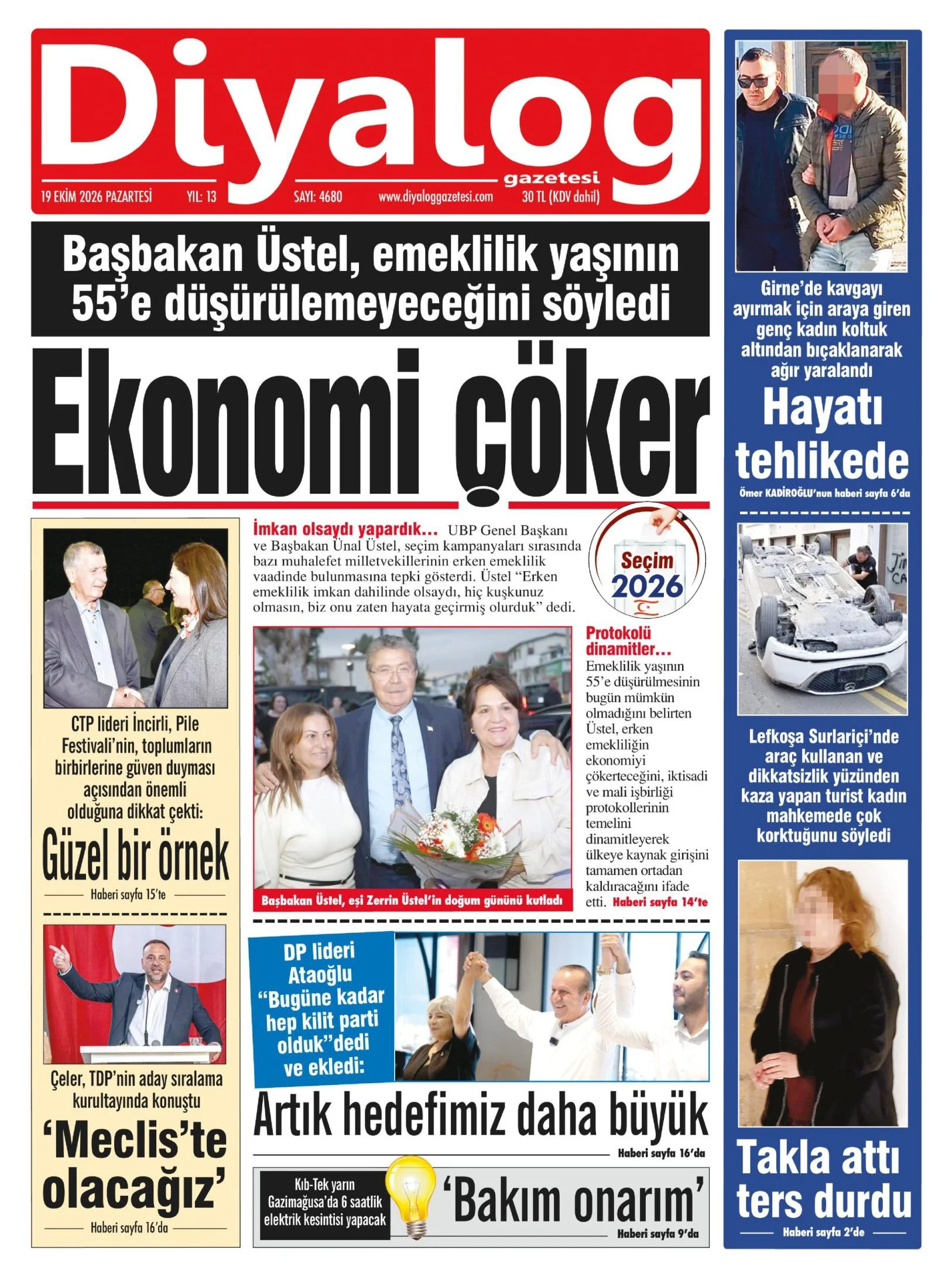 Gazete Manşetleri - 19 Ekim 2026 - 4