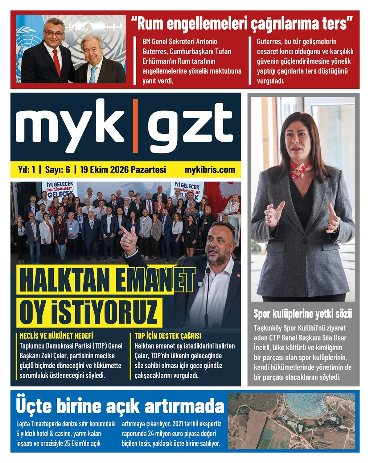 Gazete Manşetleri - 19 Ekim 2026 - 19